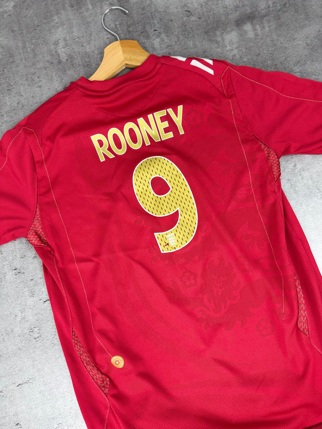2006-08 Wayne Rooney Umbro England Vintage National Team Jersey koszulka piłkarska reprezentacji&nbsp;