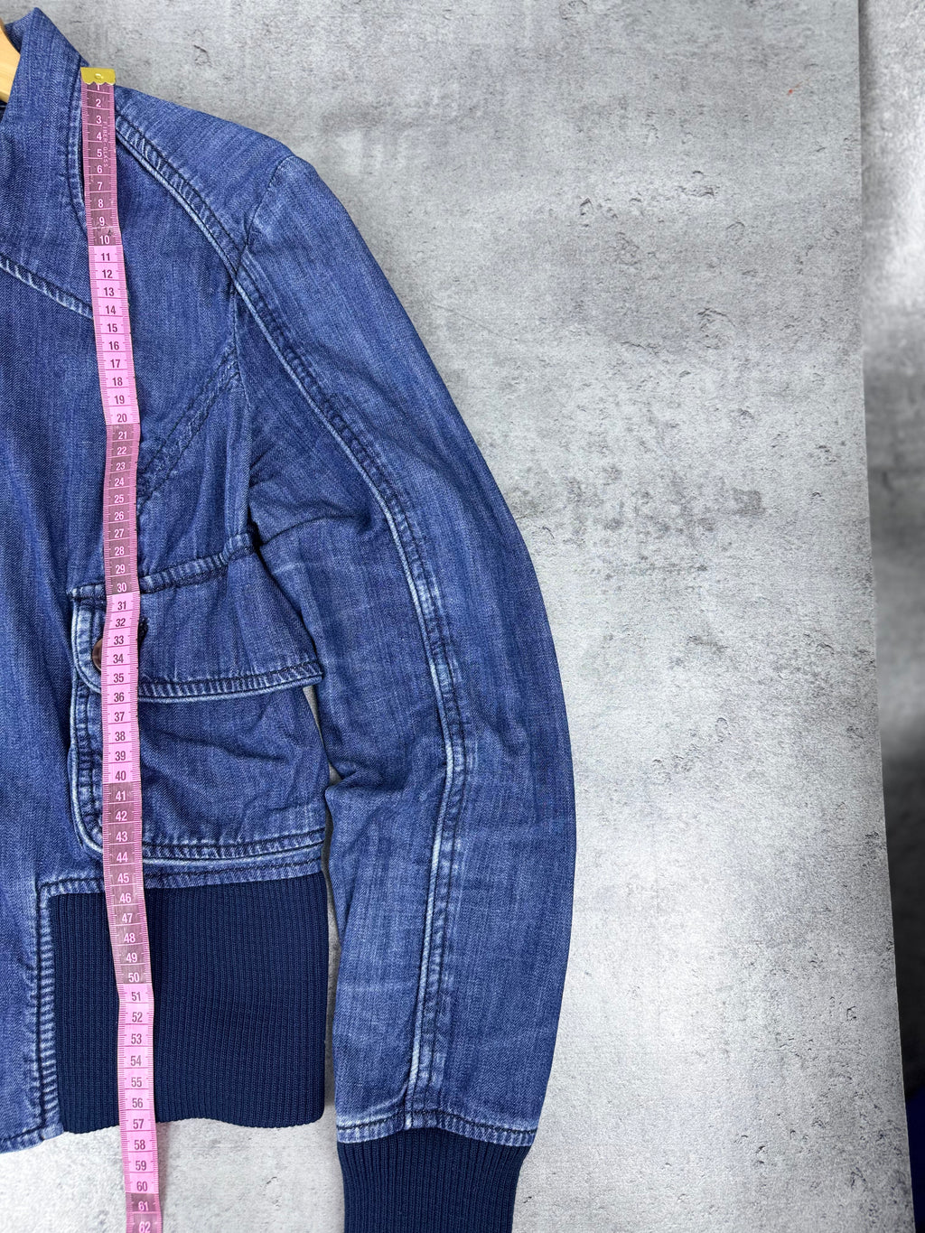 True Religion Jeans Bomber Jacket Bomberka Y2K Cropped Boxy Denim Trucker 2000s