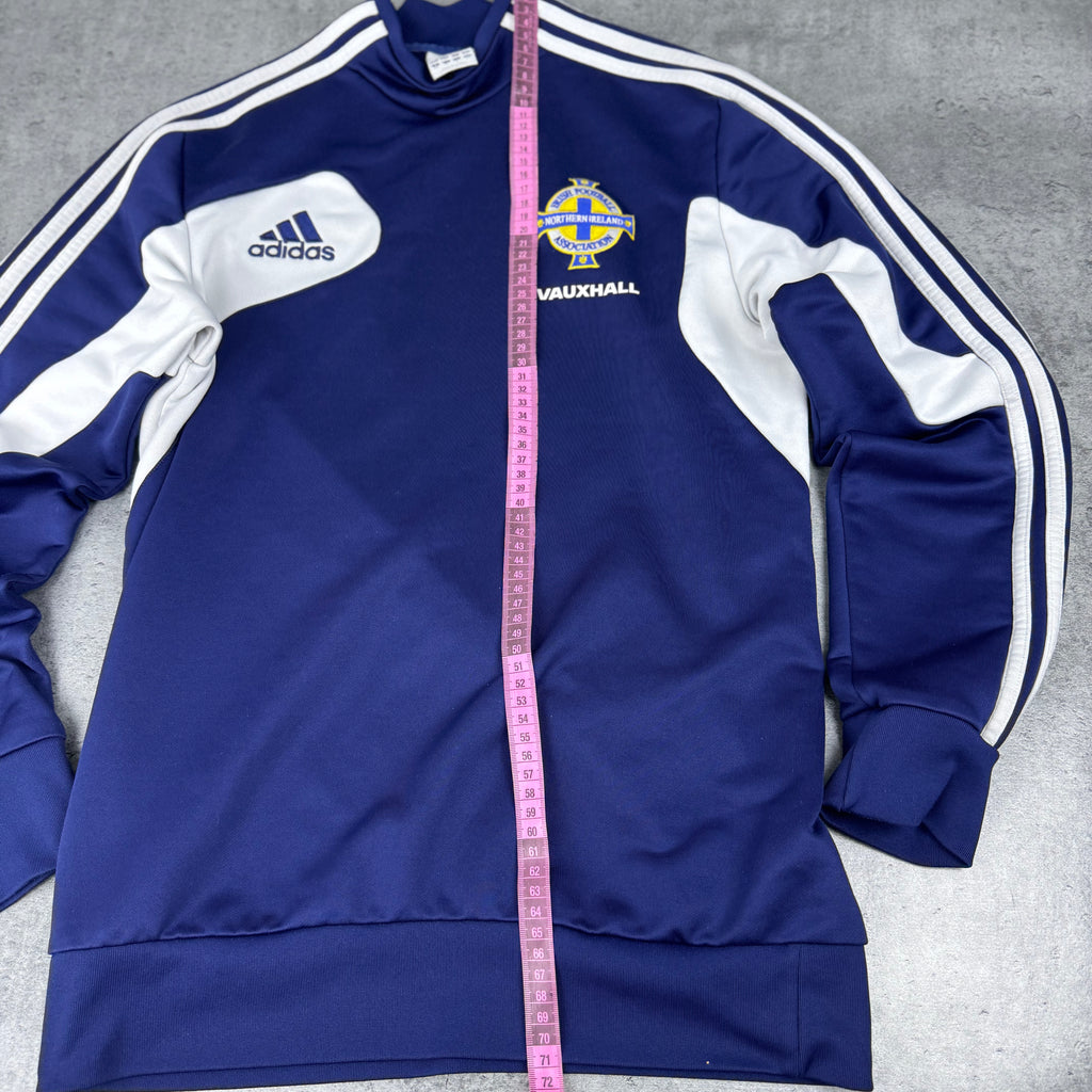 2012-13 Northern Ireland adidas Training Top piłkarska koszulka bluza z długim rękawem vintage