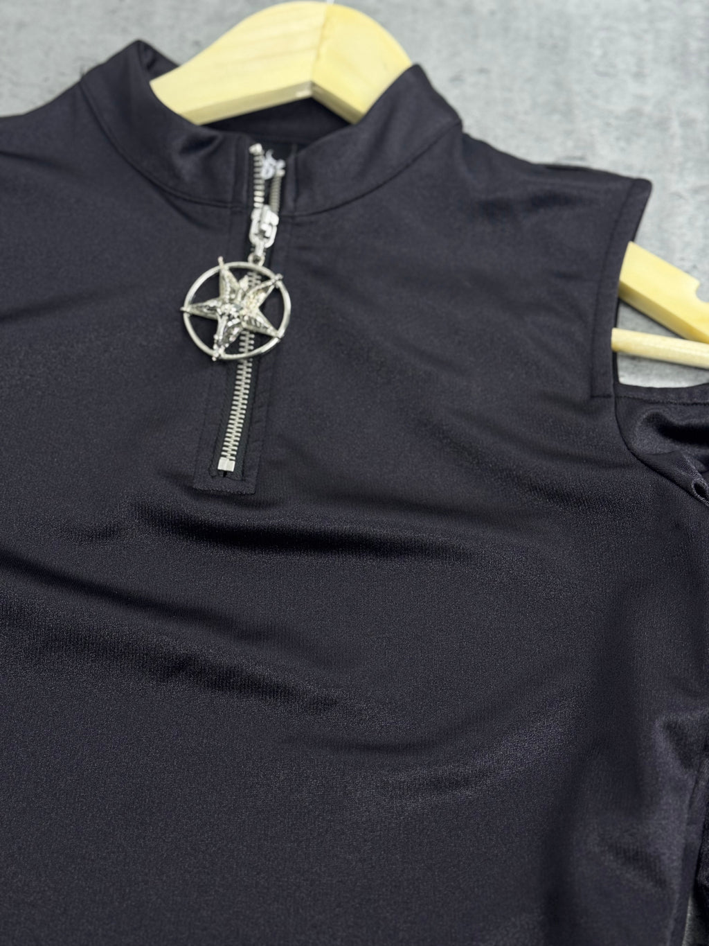 Killstar Goth Grunge Emo Punk Crop Top Czaszka Skull Długi Rękaw Y2K Alternative