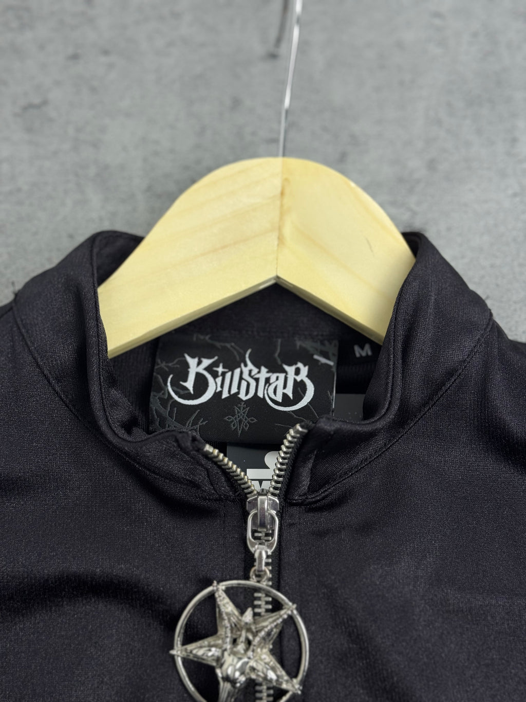 Killstar Goth Grunge Emo Punk Crop Top Czaszka Skull Długi Rękaw Y2K Alternative