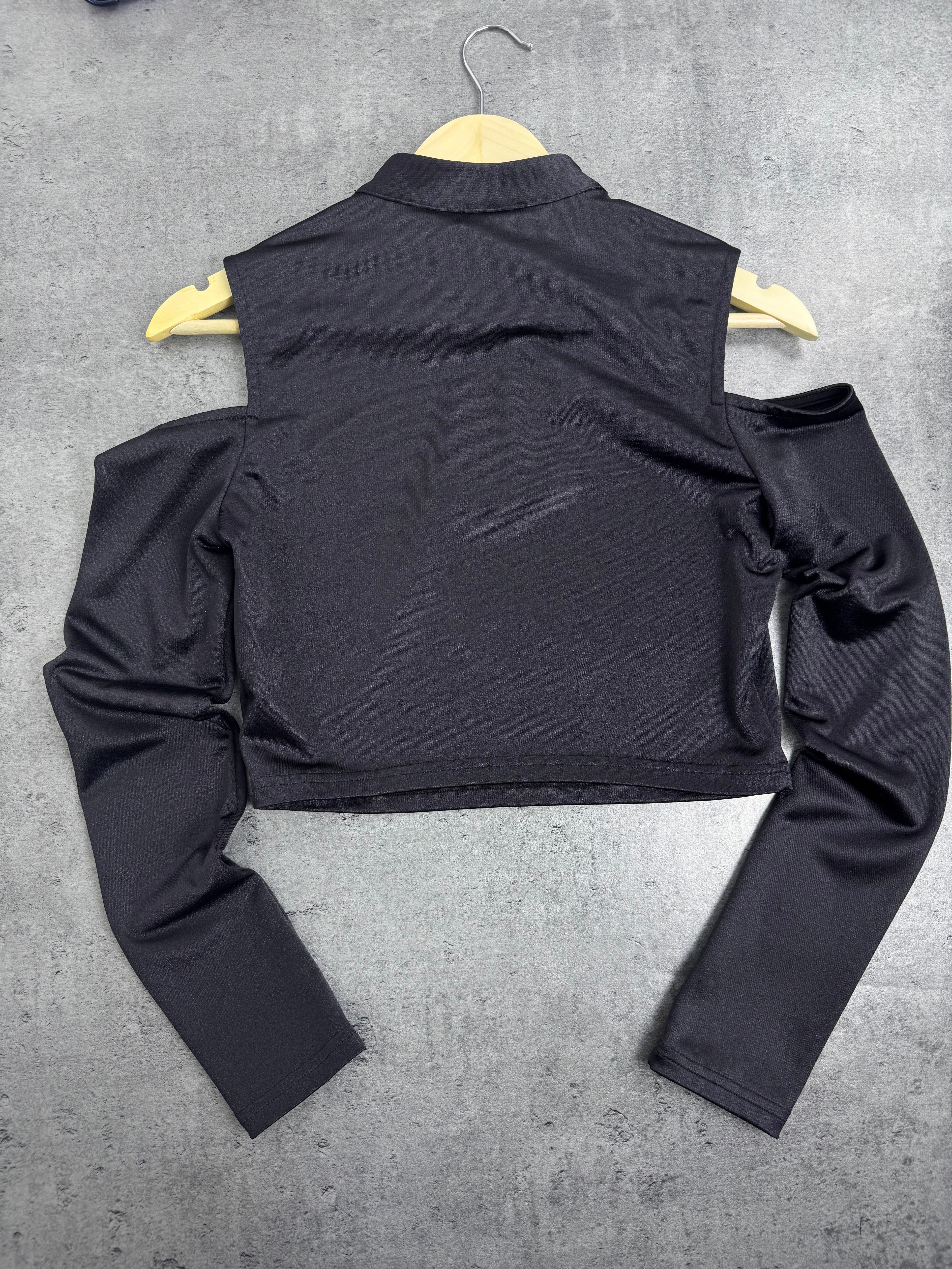 Killstar Goth Grunge Emo Punk Crop Top Czaszka Skull Długi Rękaw Y2K Alternative