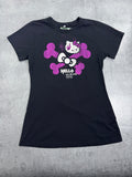 RARE Hello Kitty x Mad Barbarians Koszulka Bluzka z nadrukiem goth grunge Sanrio 2009 y2k