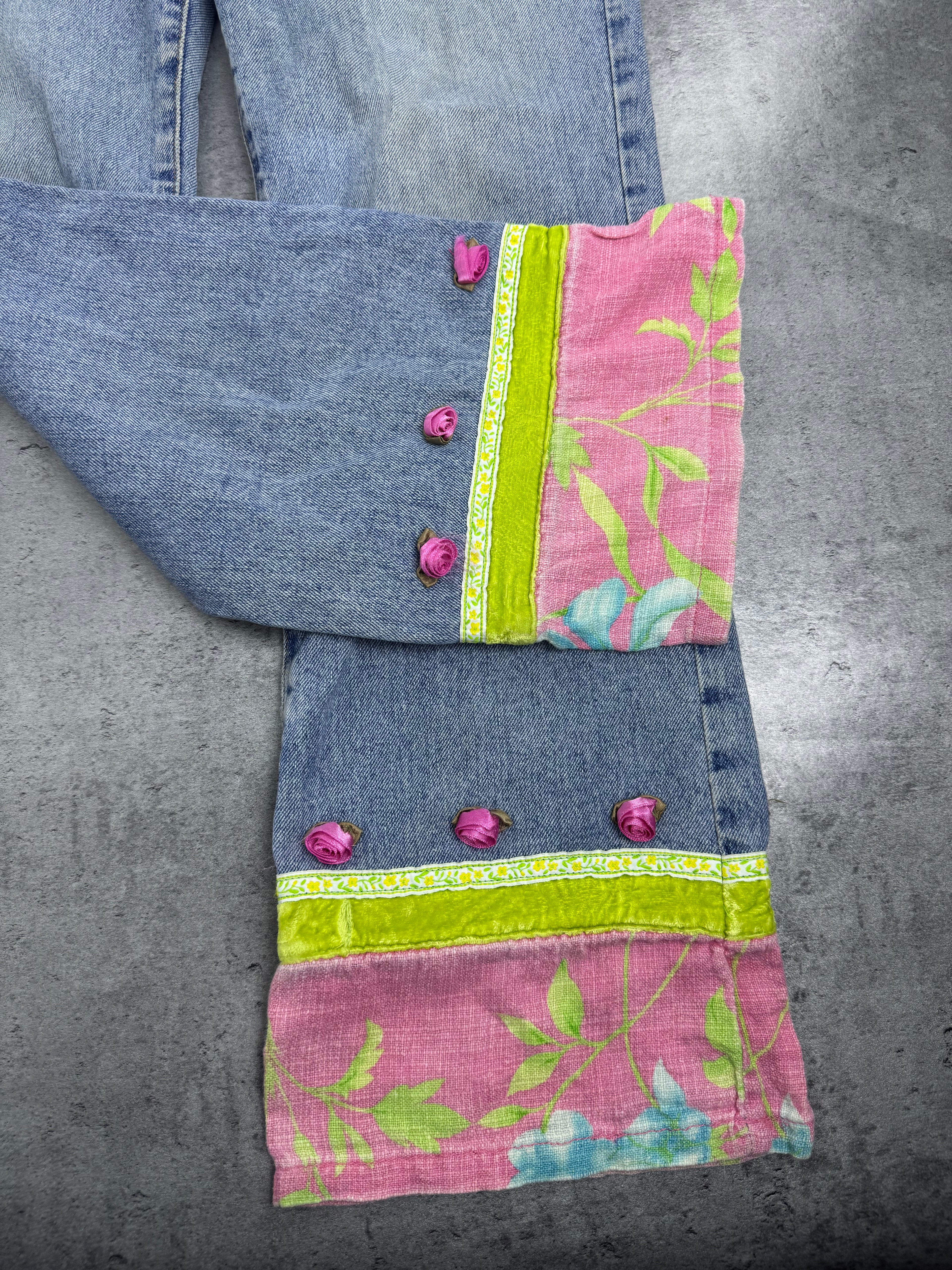 Jnco Rare Hannah Montana Spodnie Jeansowe Jeansy Flared Funky Festival Made in USA