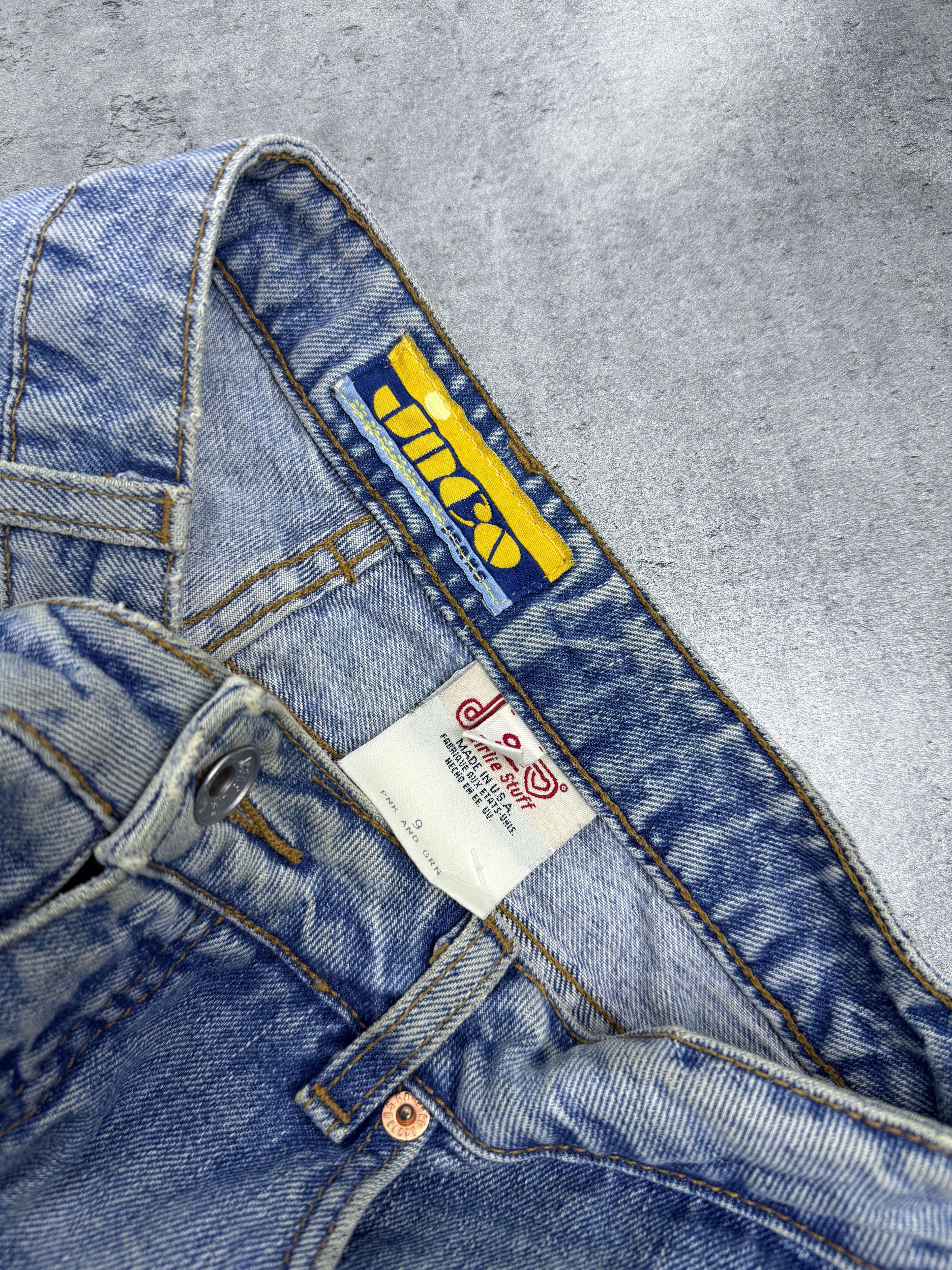 Jnco Rare Hannah Montana Spodnie Jeansowe Jeansy Flared Funky Festival Made in USA