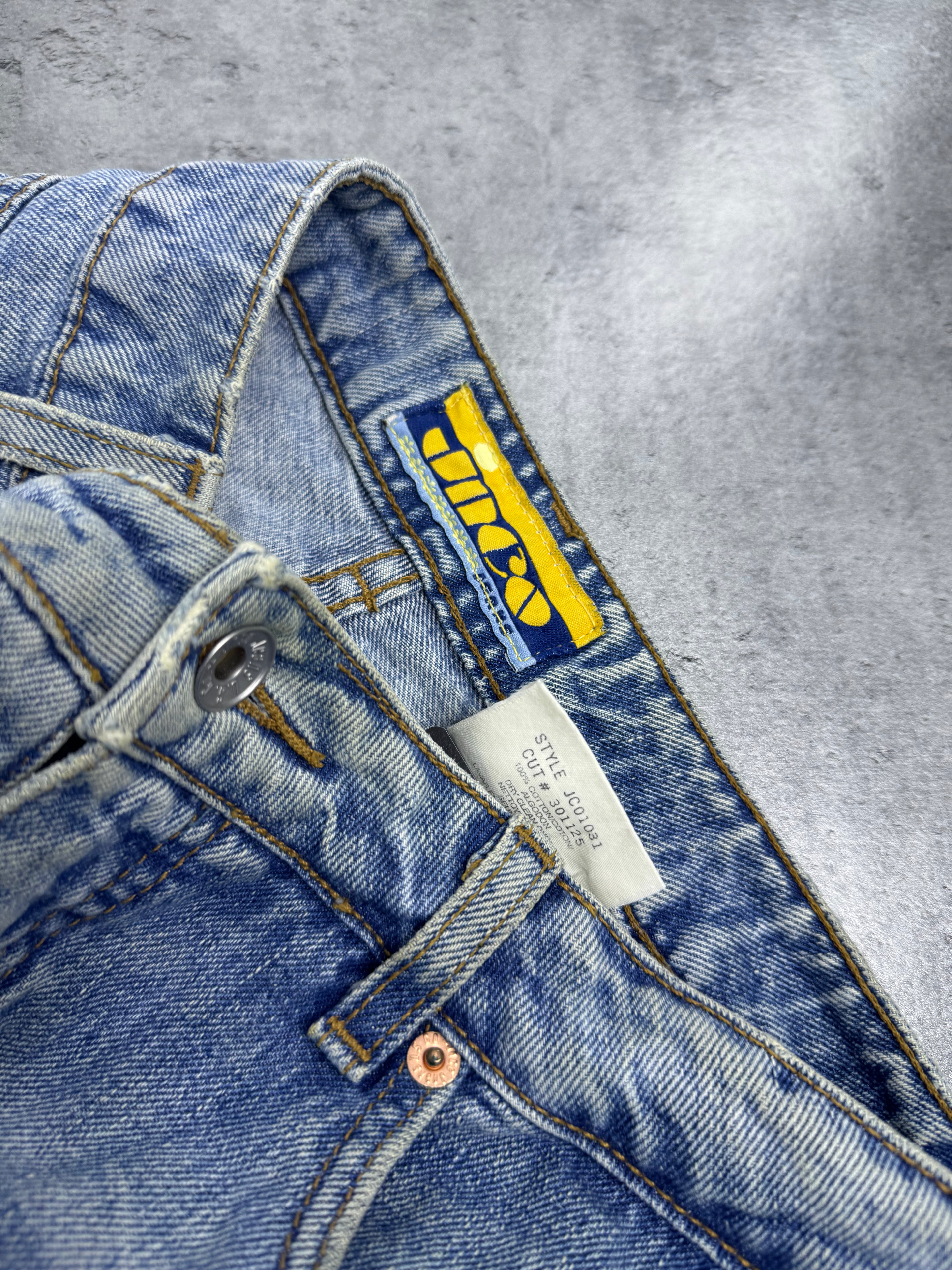 Jnco Rare Hannah Montana Spodnie Jeansowe Jeansy Flared Funky Festival Made in USA