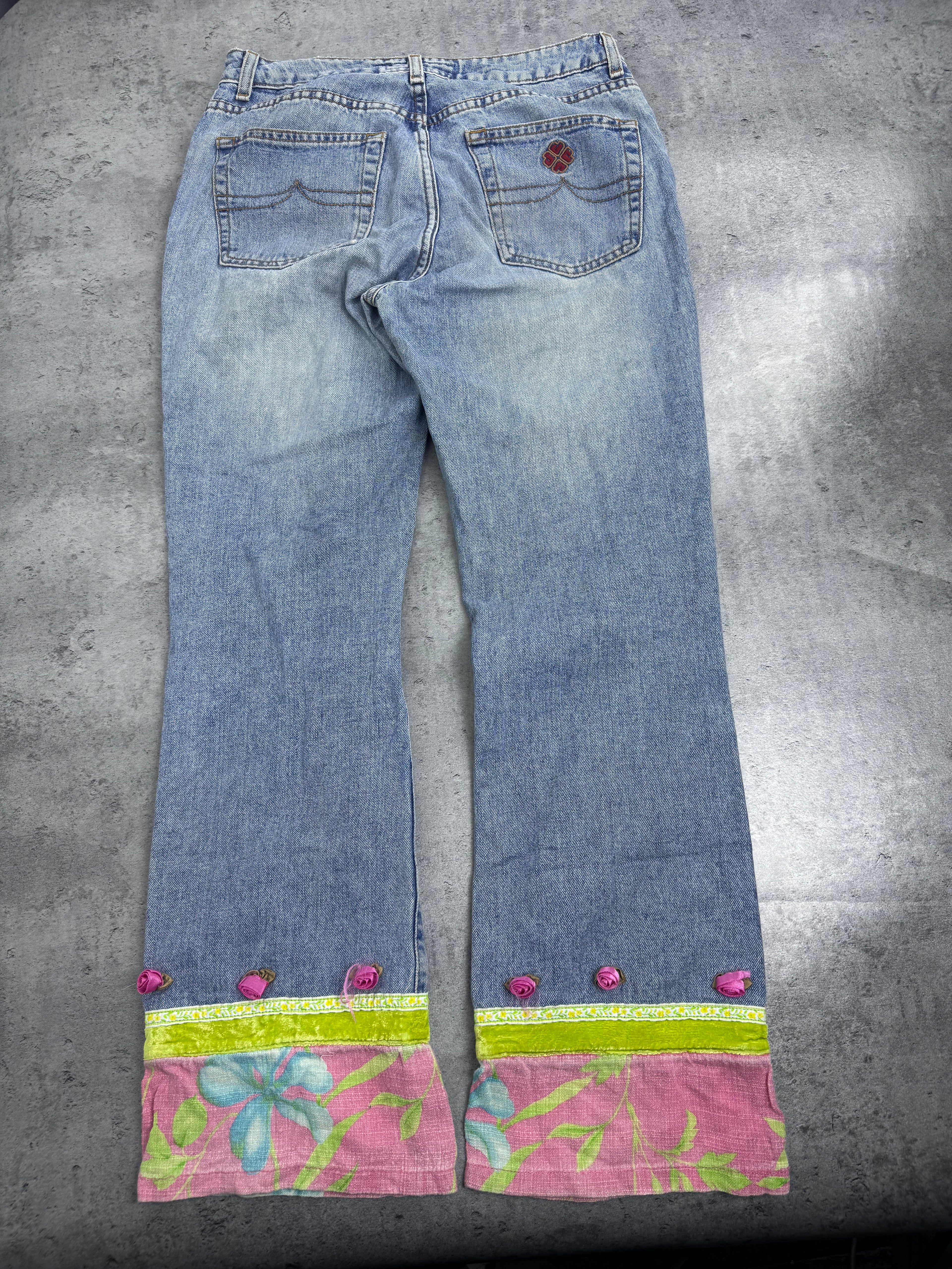 Jnco Rare Hannah Montana Spodnie Jeansowe Jeansy Flared Funky Festival Made in USA