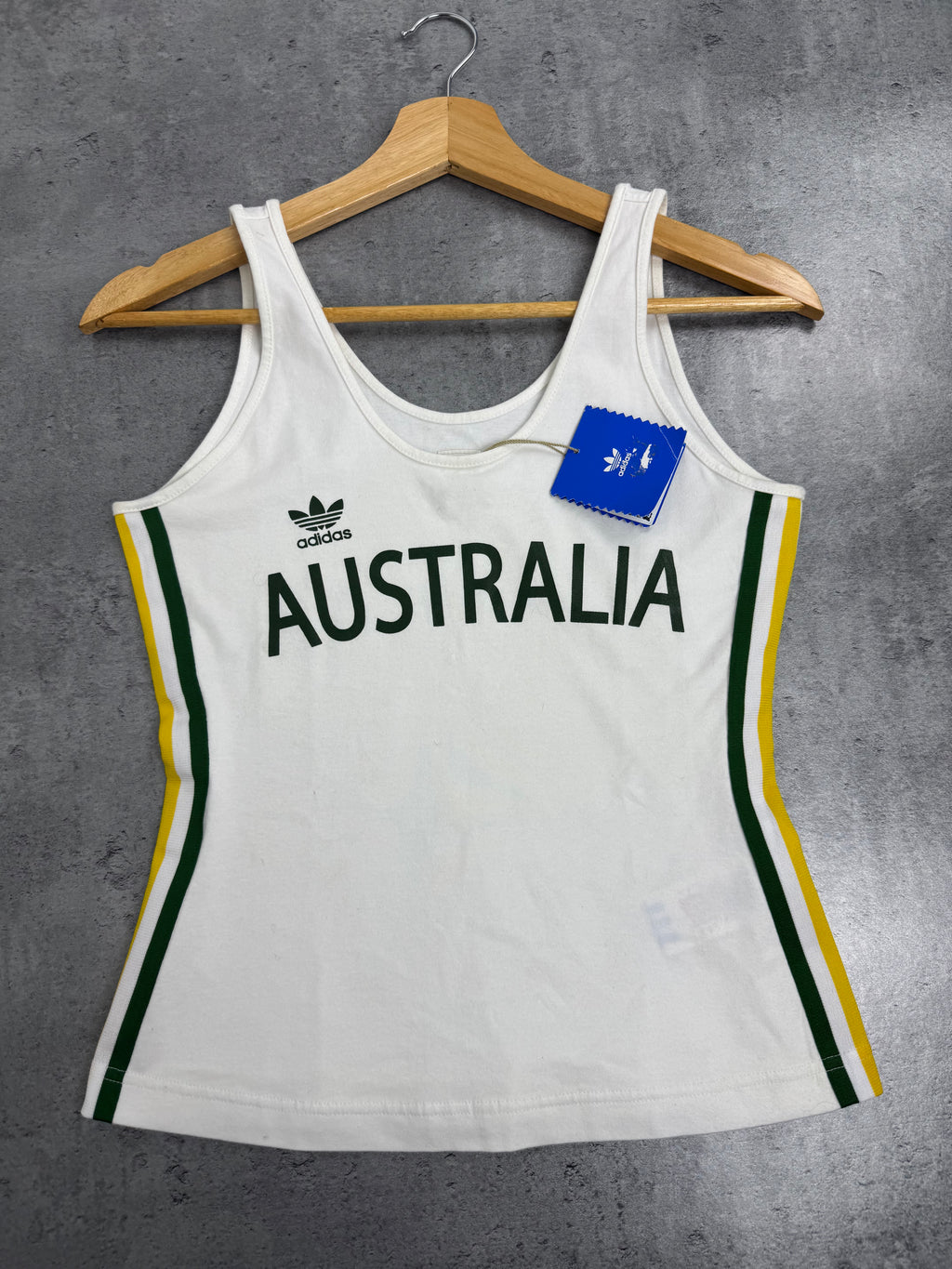 Australia Tank Top Bluzka Koszulka Na Ramiączkach y2k 2000s World Cup Mundial