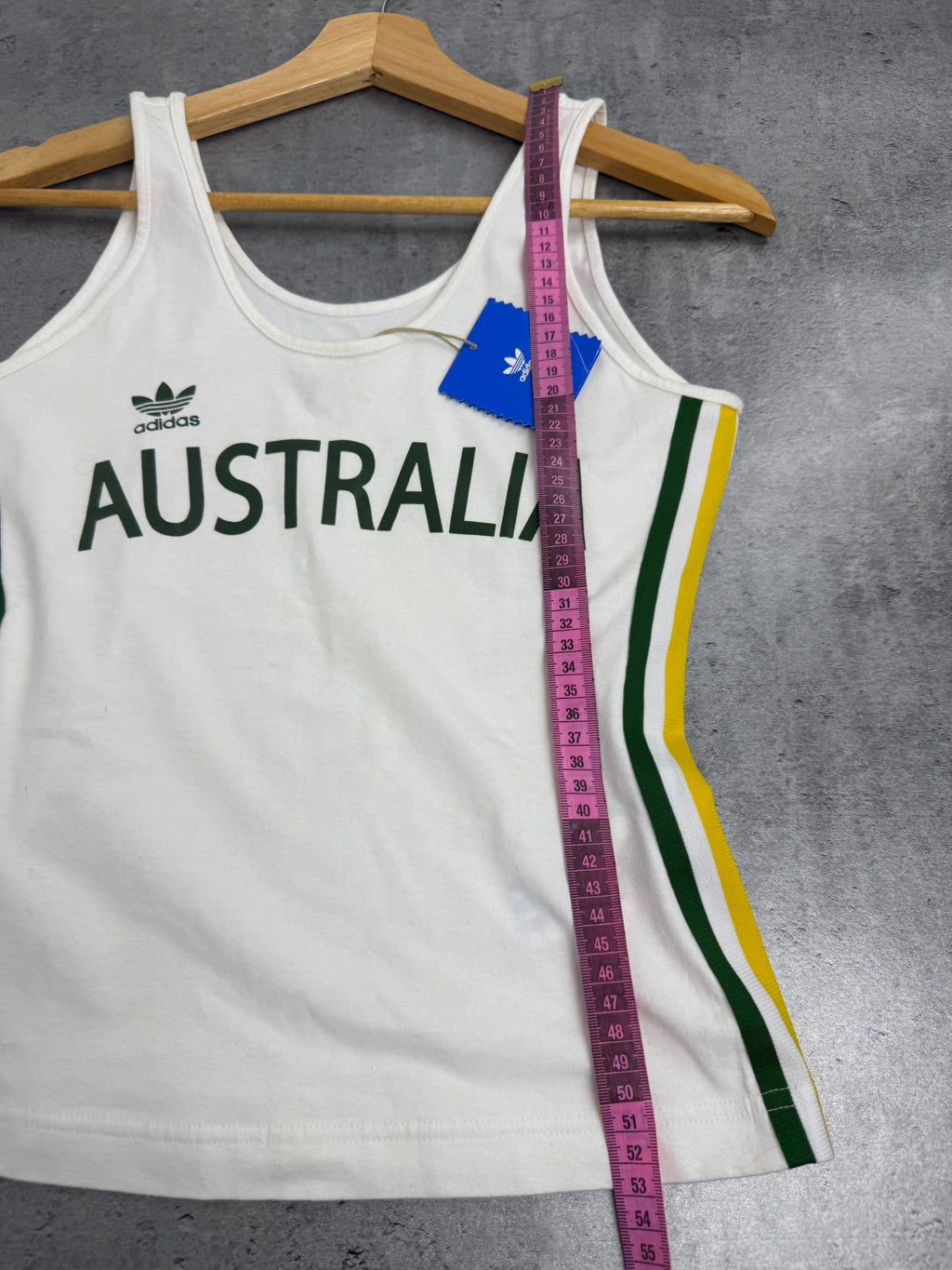 Australia Tank Top Bluzka Koszulka Na Ramiączkach y2k 2000s World Cup Mundial