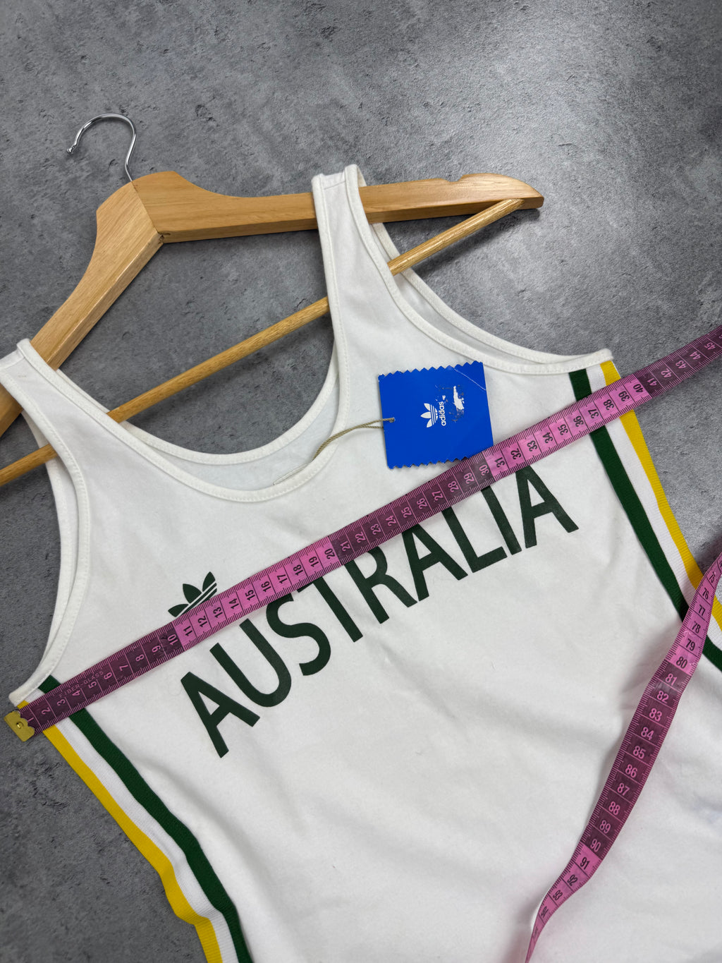 Australia Tank Top Bluzka Koszulka Na Ramiączkach y2k 2000s World Cup Mundial