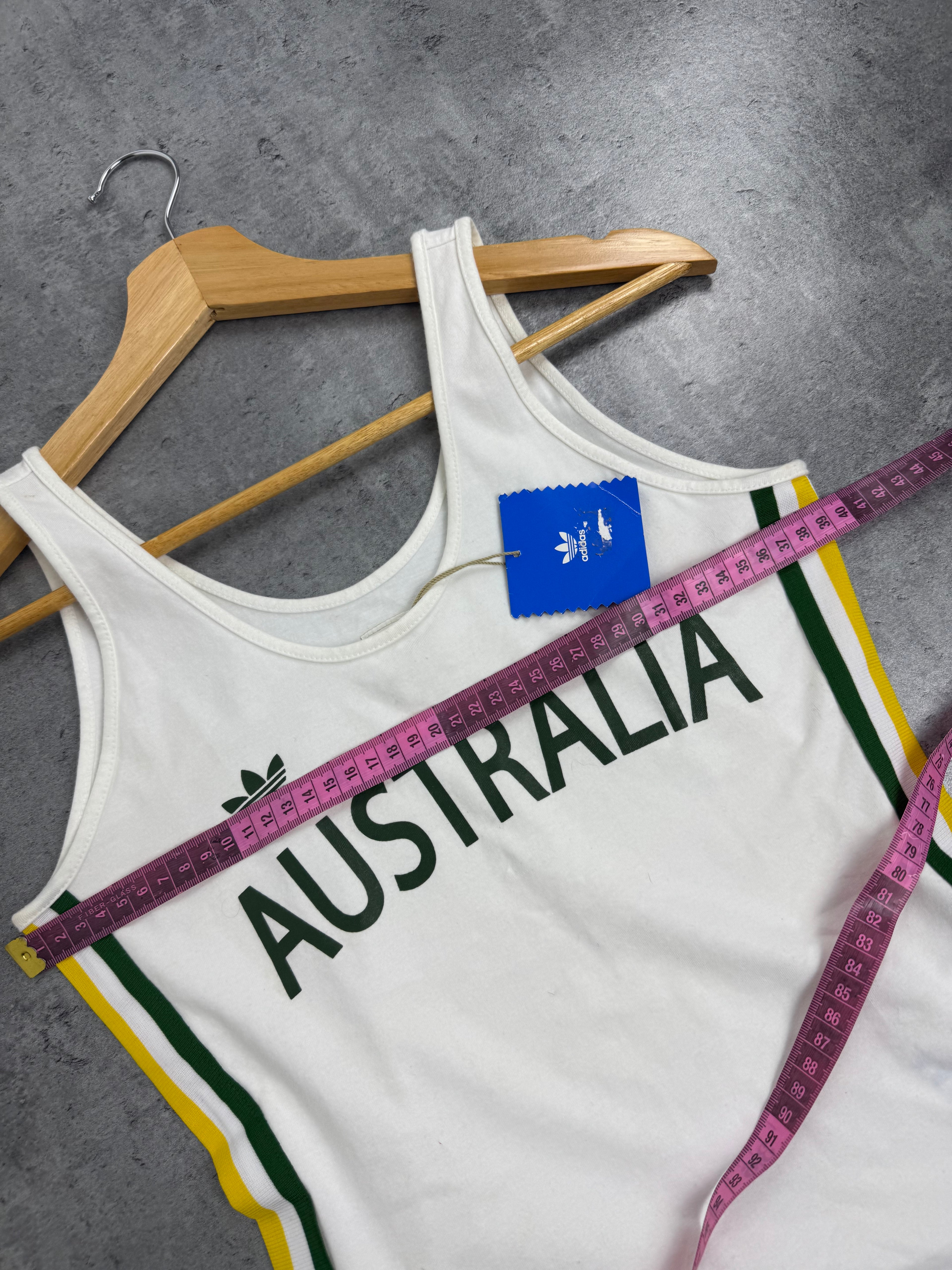 Australia Tank Top Bluzka Koszulka Na Ramiączkach y2k 2000s World Cup Mundial