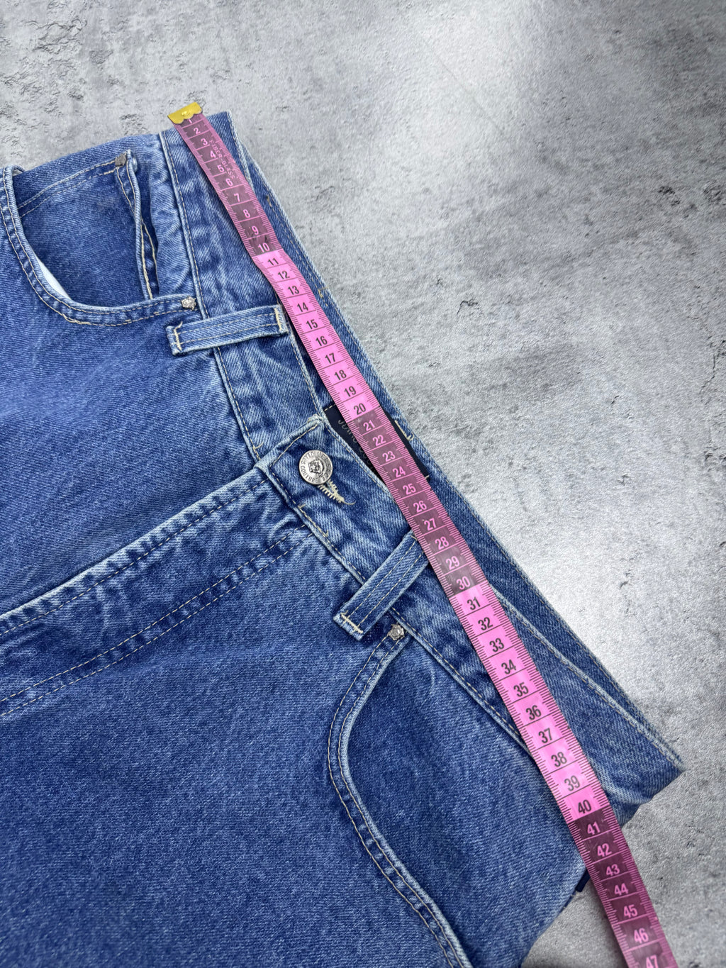 Versace Jeans Couture 90s Spodnie Jeansowe Luźne Baggy Straight Leg Jeans Designer Premium
