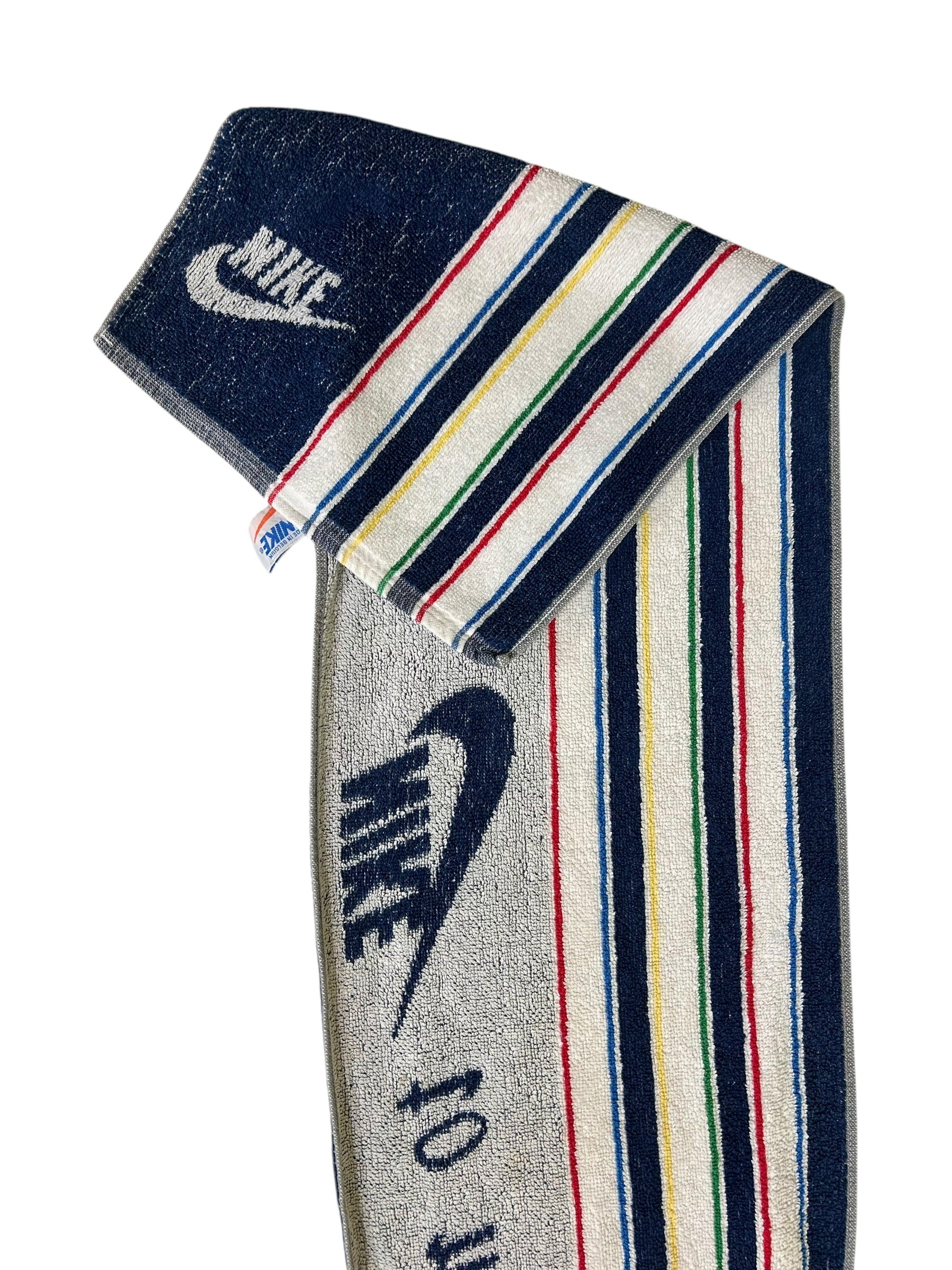 Vintage beach towel Nike from 1980 - retro ręcznik z lat 80’
