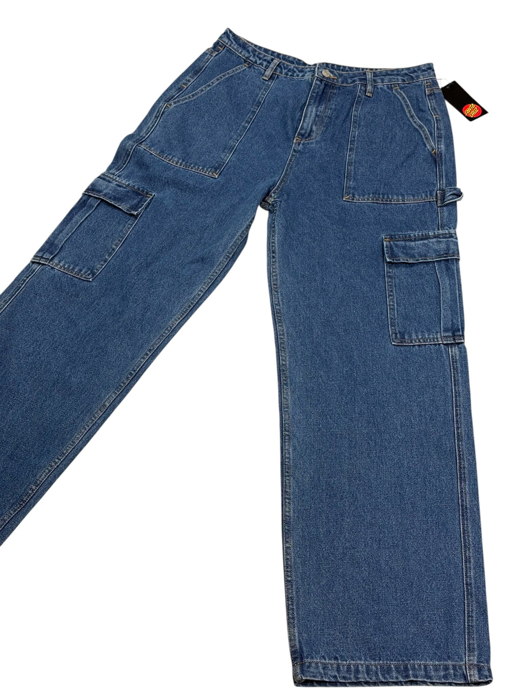 Santa Cruz Workers Cargo Pant Classic Blue Denim