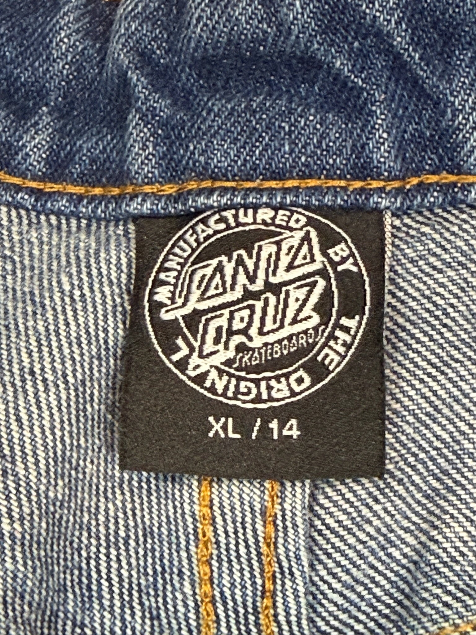 Santa Cruz Workers Cargo Pant Classic Blue Denim