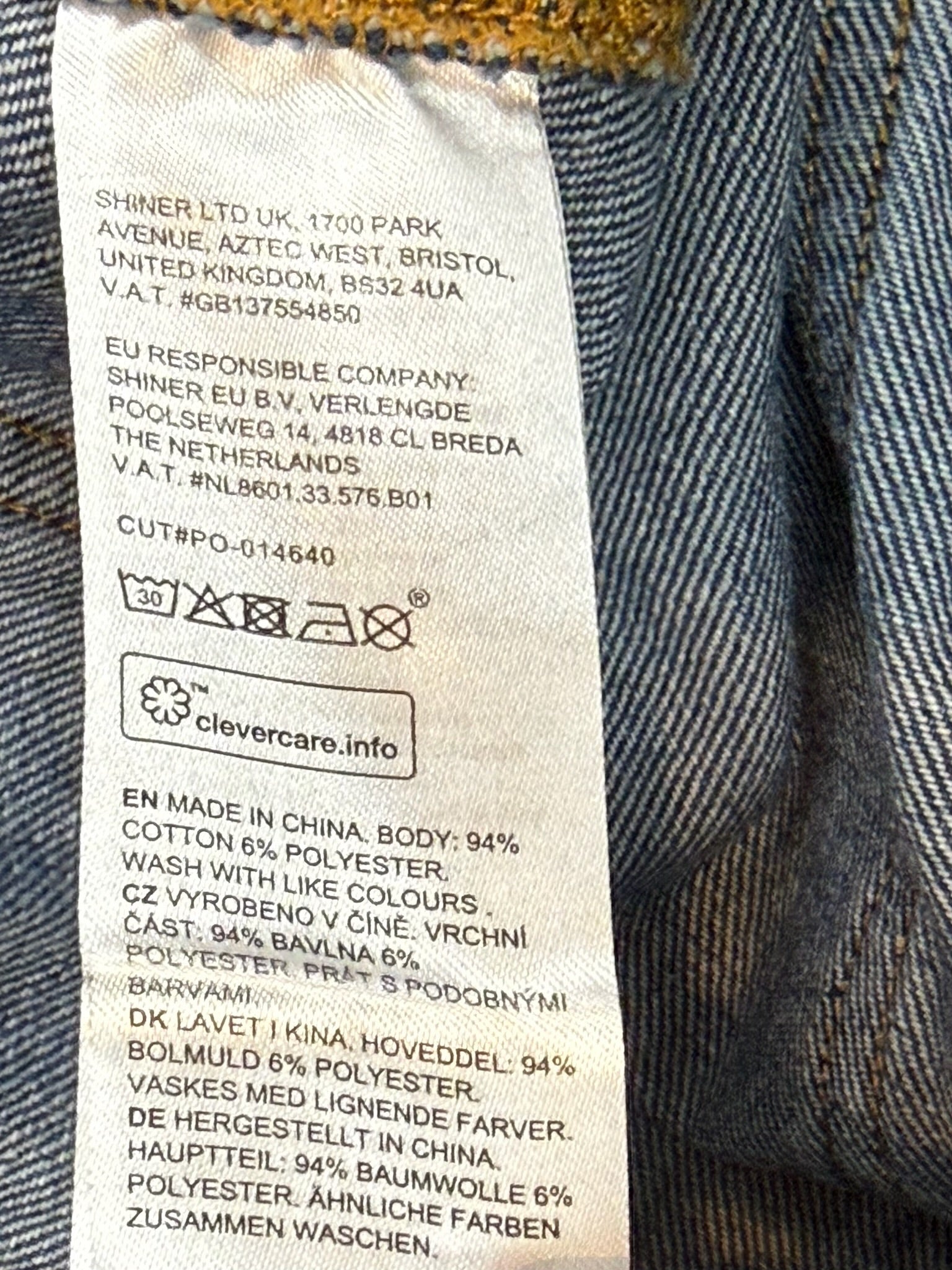 Santa Cruz Workers Cargo Pant Classic Blue Denim