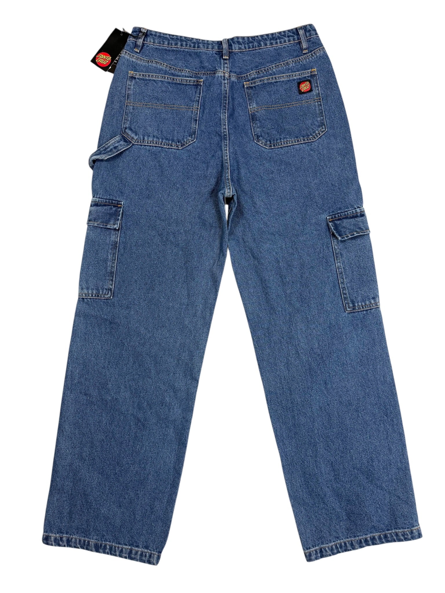 Santa Cruz Workers Cargo Pant Classic Blue Denim