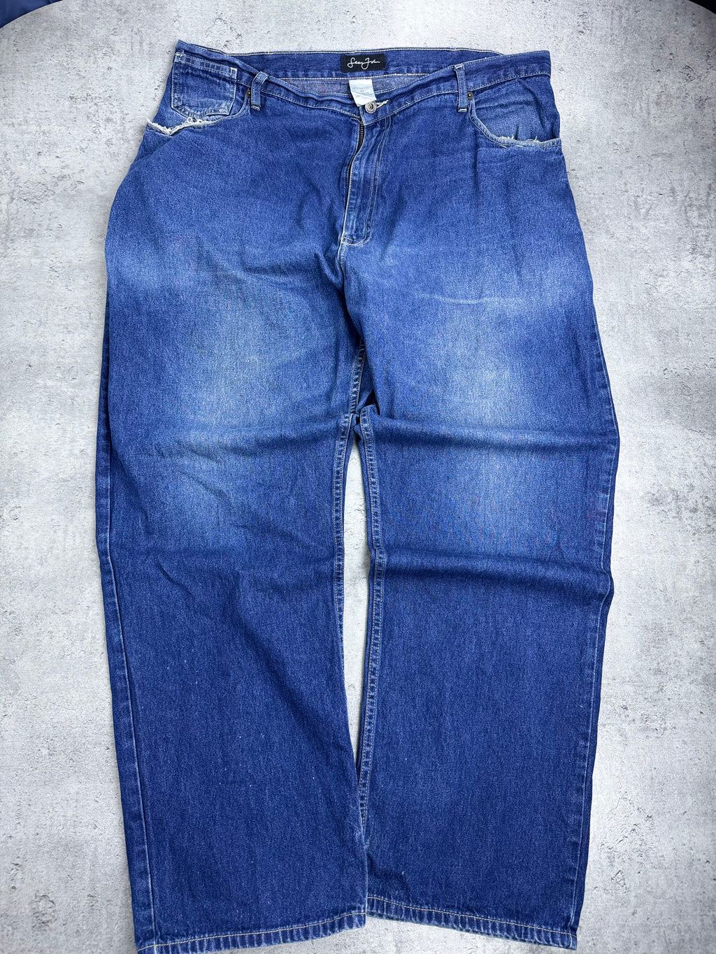 Sean John Ogromne Baggy Spodnie Jeansowe Jeansy y2k vintage 2000s loose fit wide leg