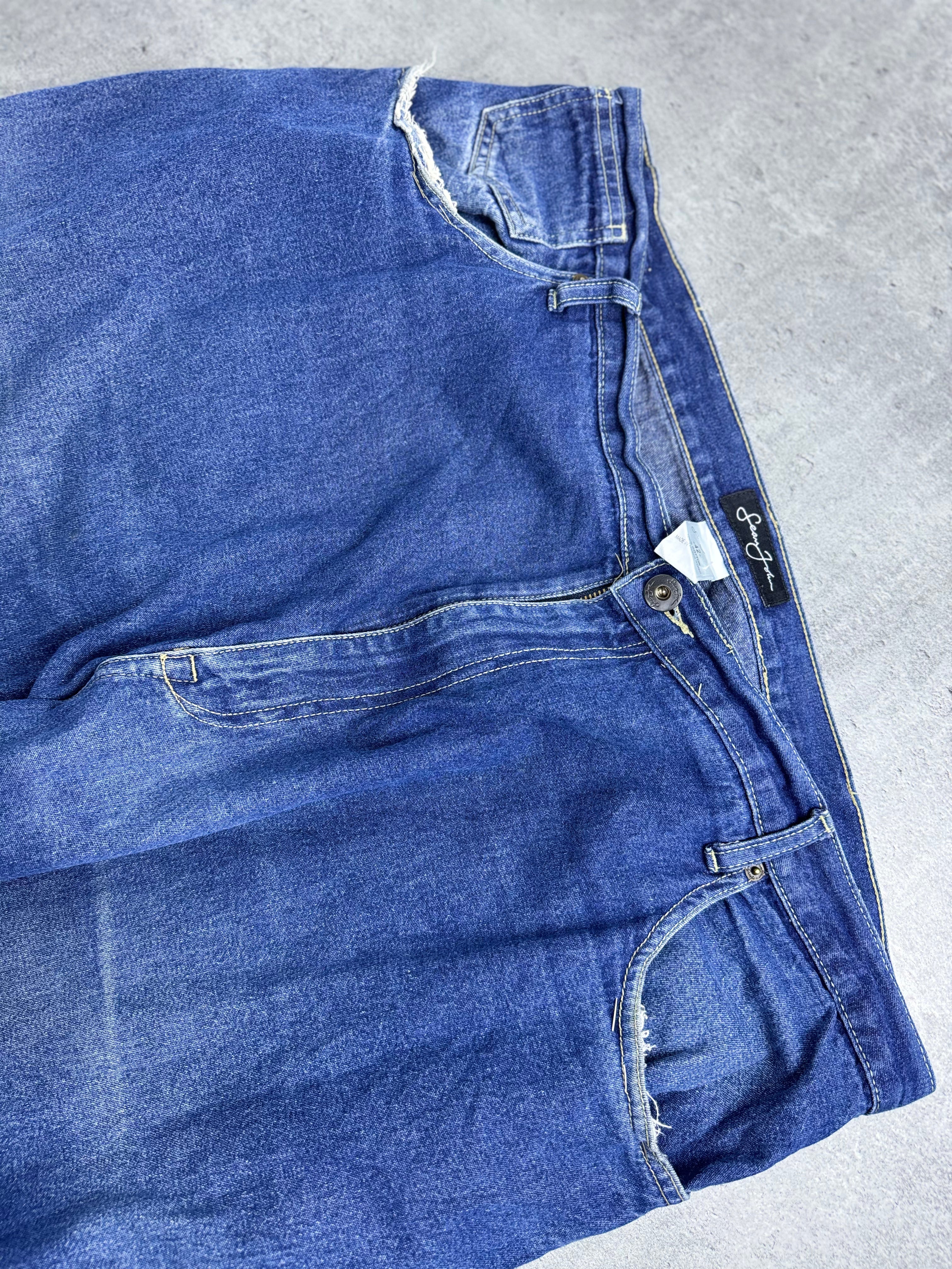 Sean John Ogromne Baggy Spodnie Jeansowe Jeansy y2k vintage 2000s loose fit wide leg