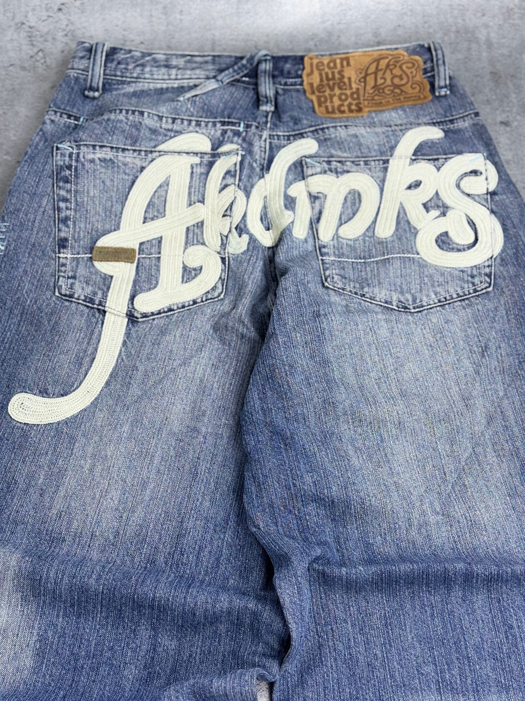 Y2K AKADEMIKS Baggy 2000s Jeans Wide Leg Luźne Spodnie Jeansowe Amerykańskie Vintage