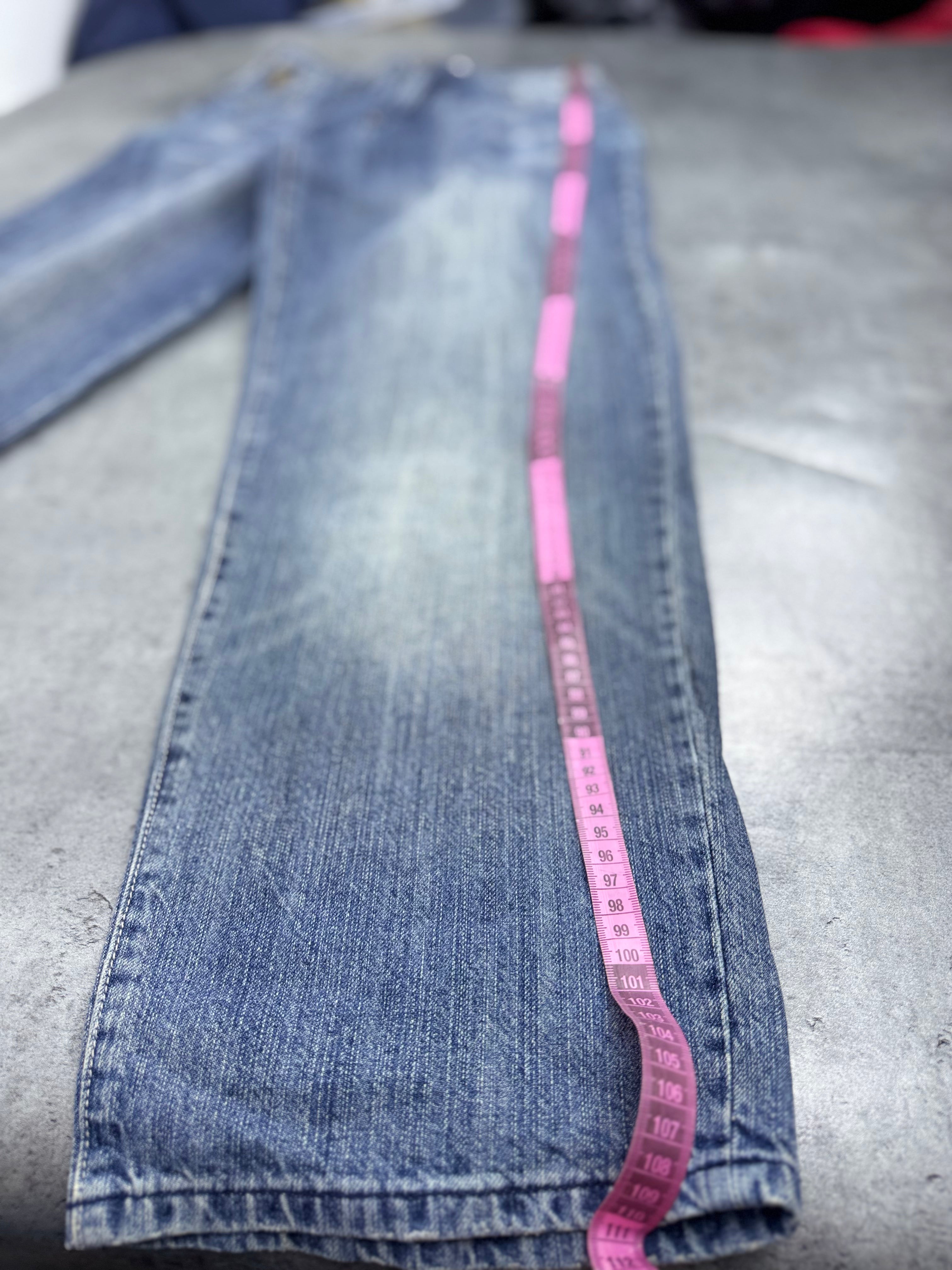 Y2K AKADEMIKS Baggy 2000s Jeans Wide Leg Luźne Spodnie Jeansowe Amerykańskie Vintage