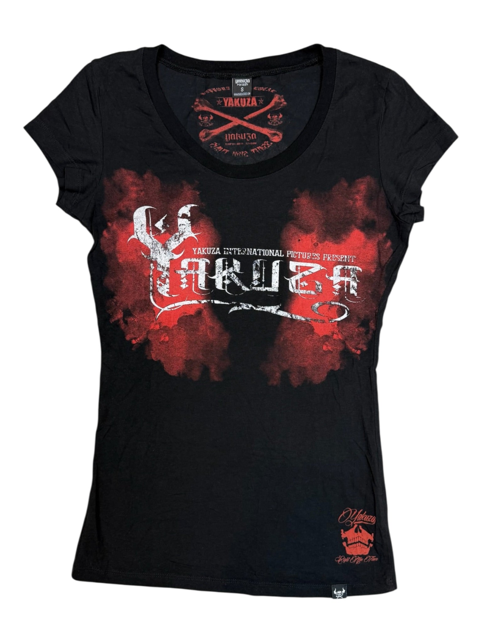 Yakuza Y2k Skull Women's T-shirt Size S