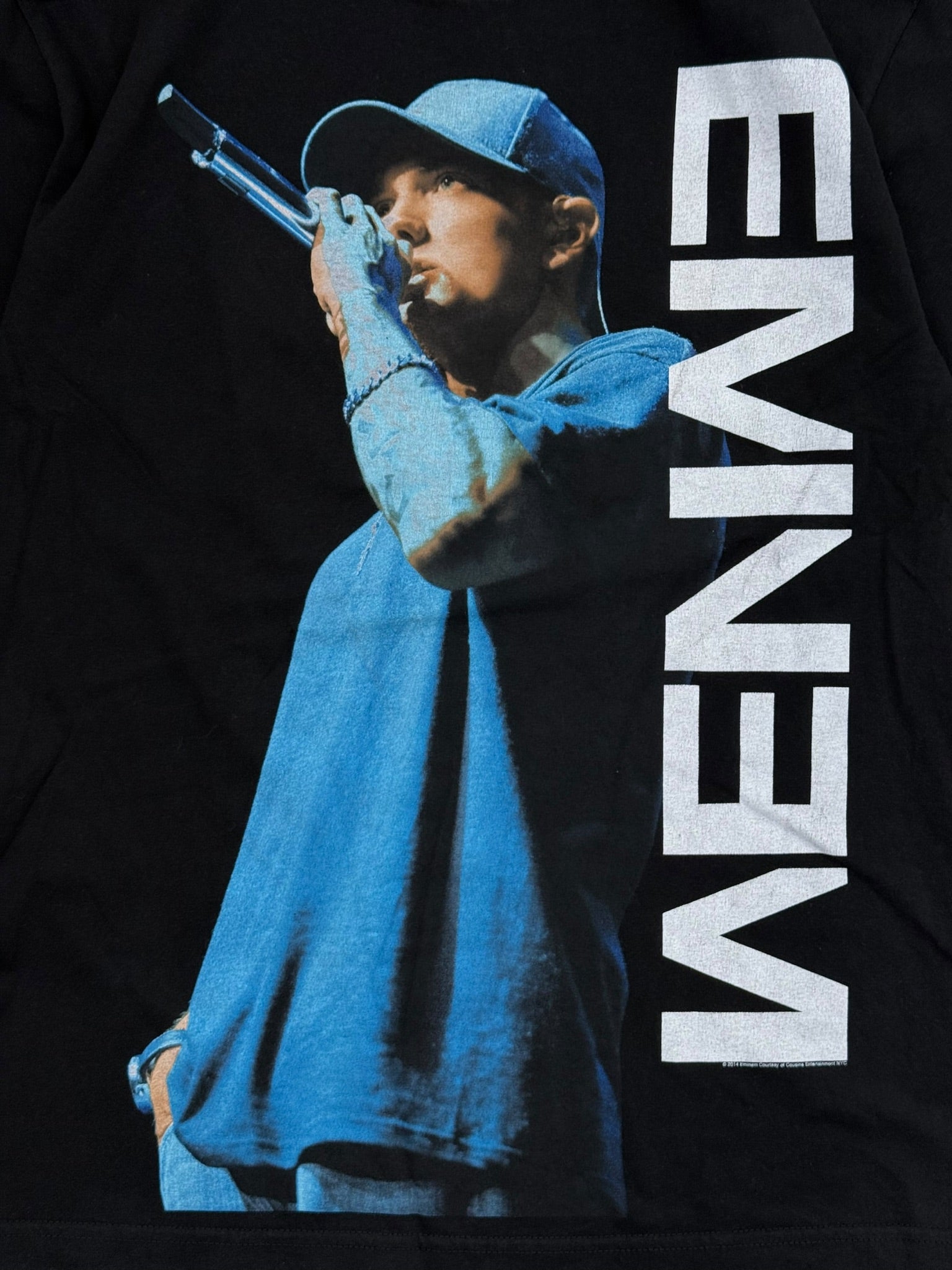 Vintage Eminem Full Print Y2k Black Tee