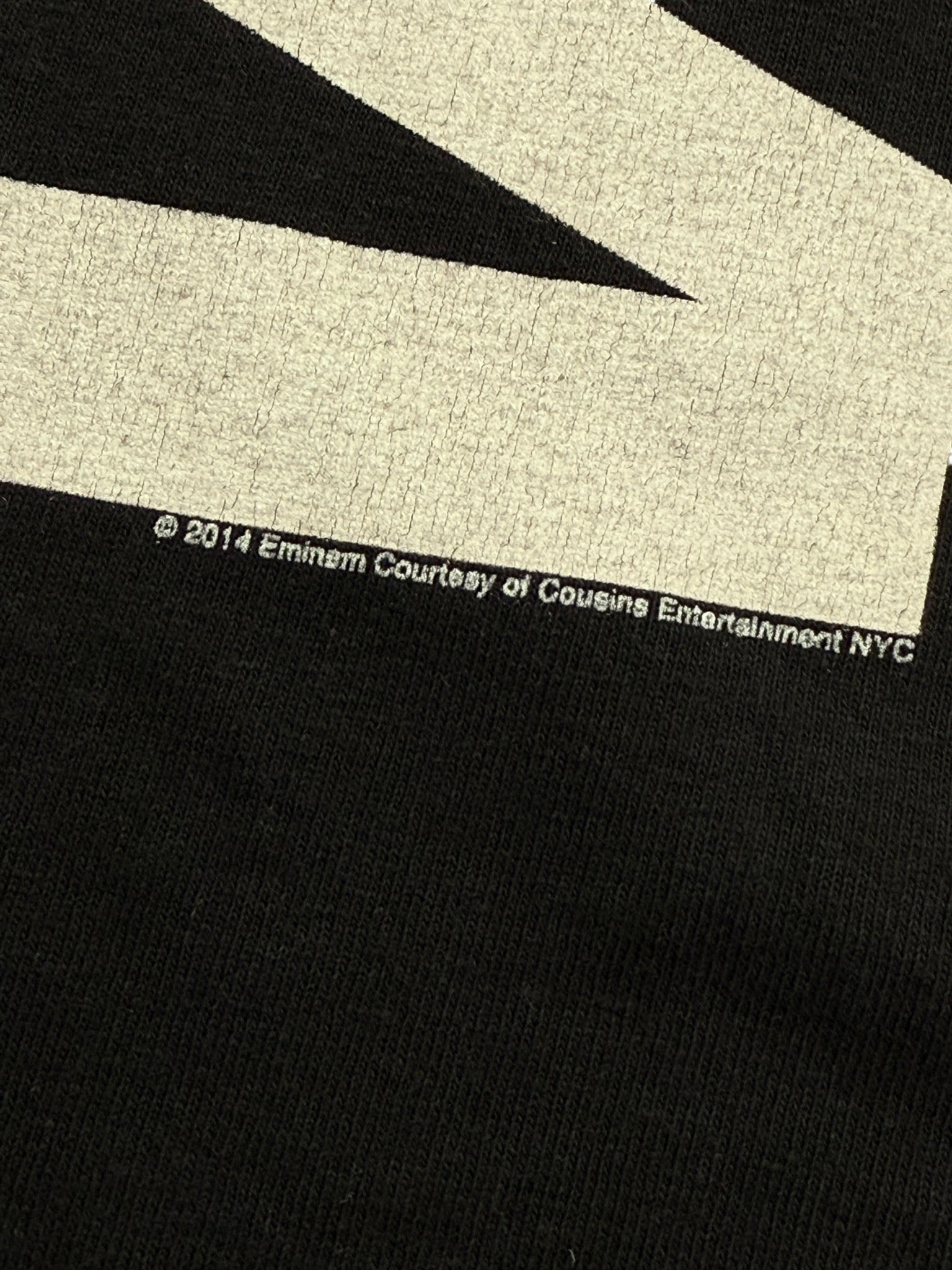 Vintage Eminem Full Print Y2k Black Tee