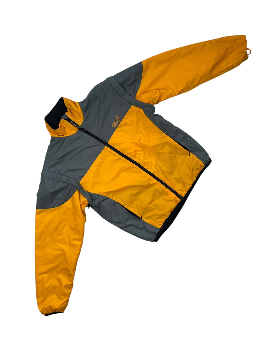 Jack Wolfskin yellow windbreaker - żółto-szara wiatrówka