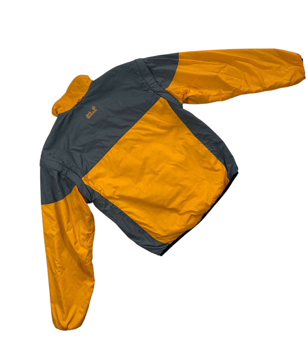 Jack Wolfskin yellow windbreaker - żółto-szara wiatrówka