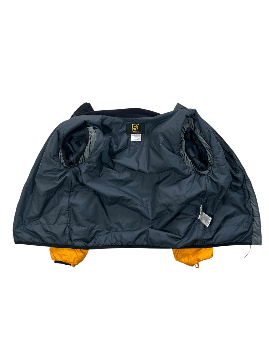 Jack Wolfskin yellow windbreaker - żółto-szara wiatrówka