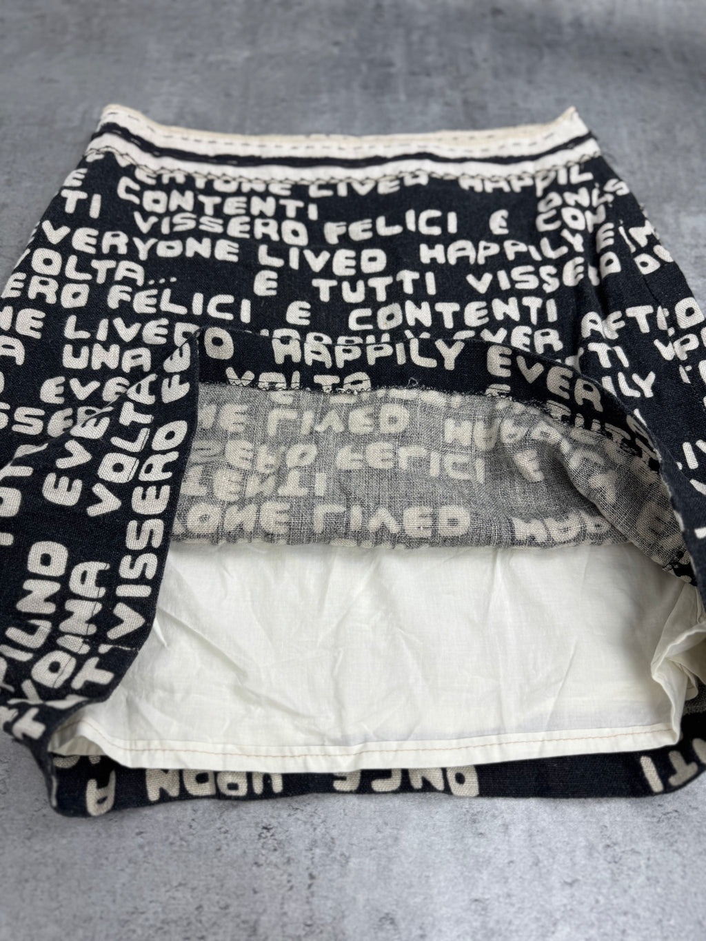 Moschino Cheap And Chic Vintage Linen Lniana y2k spódnica 2000s Britney Spears Madonna