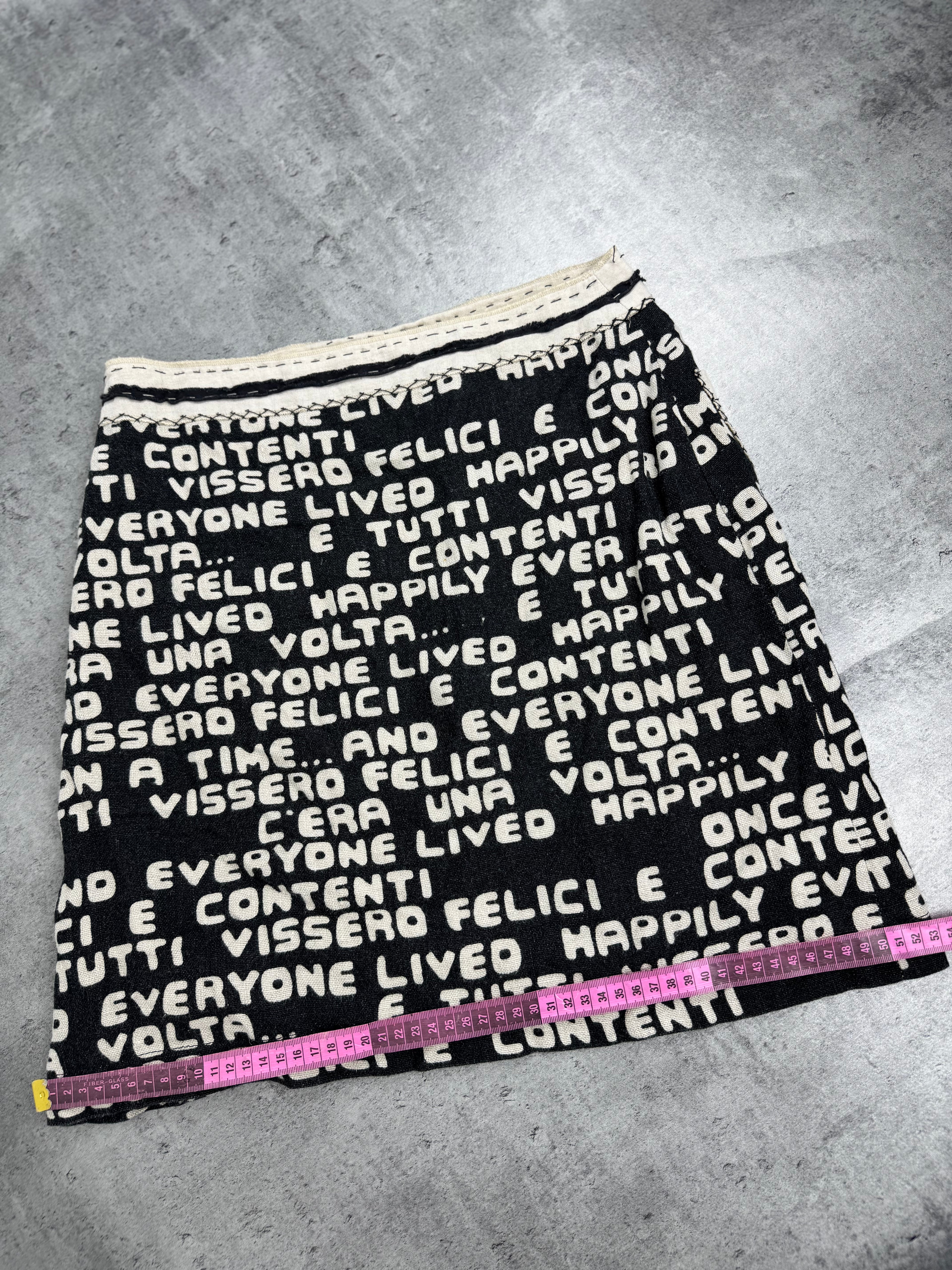 Moschino Cheap And Chic Vintage Linen Lniana y2k spódnica 2000s Britney Spears Madonna