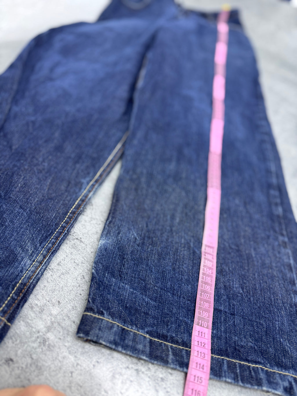 Authentic Baggy Southpole Wide Leg Jeans Spodnie Y2K embroidery on the back loose fit American