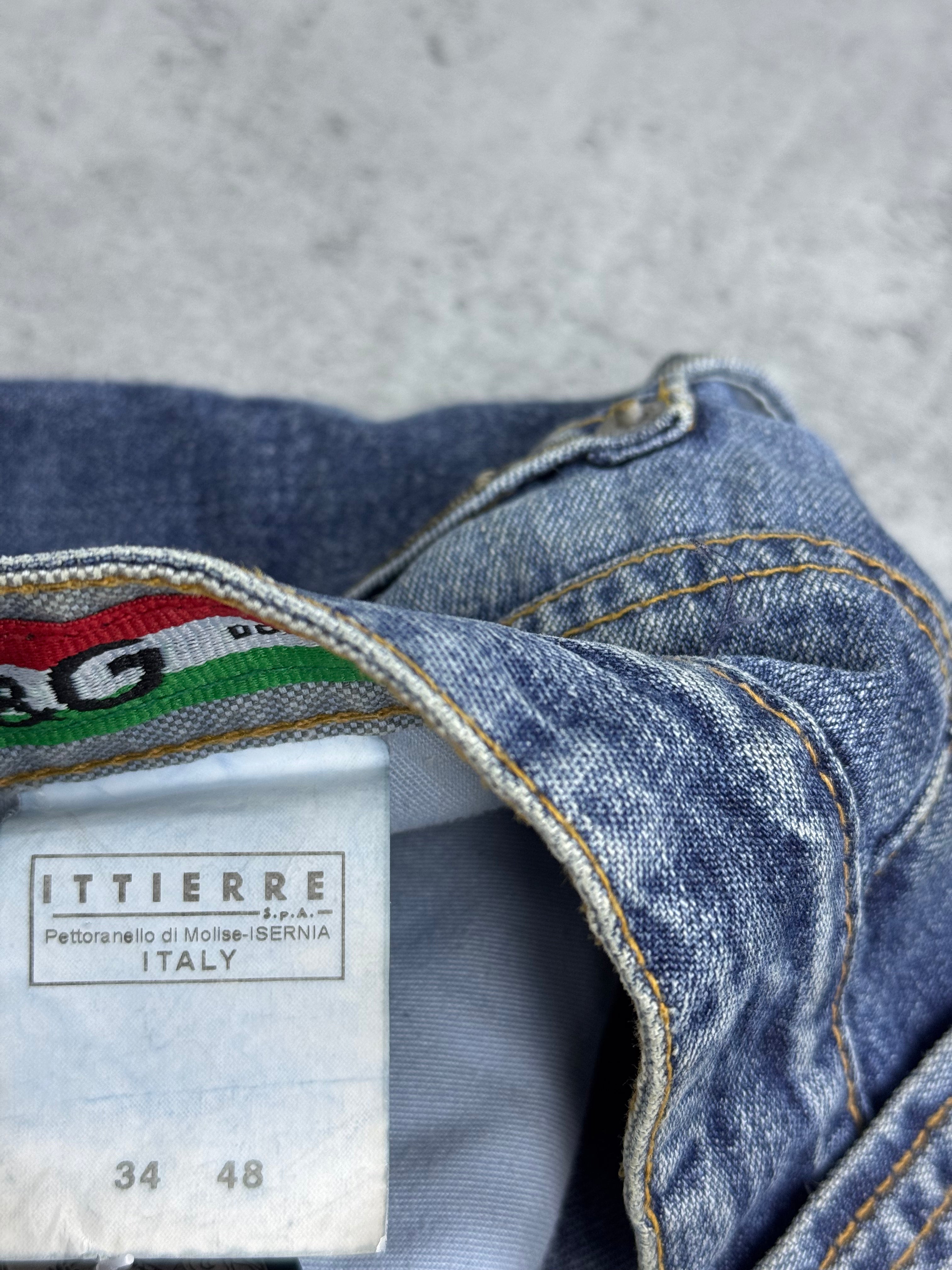 Dolce Gabbana  Straight Leg 2000s Vintage y2k Baggy Jeans Spodnie Jeansowe Designer
