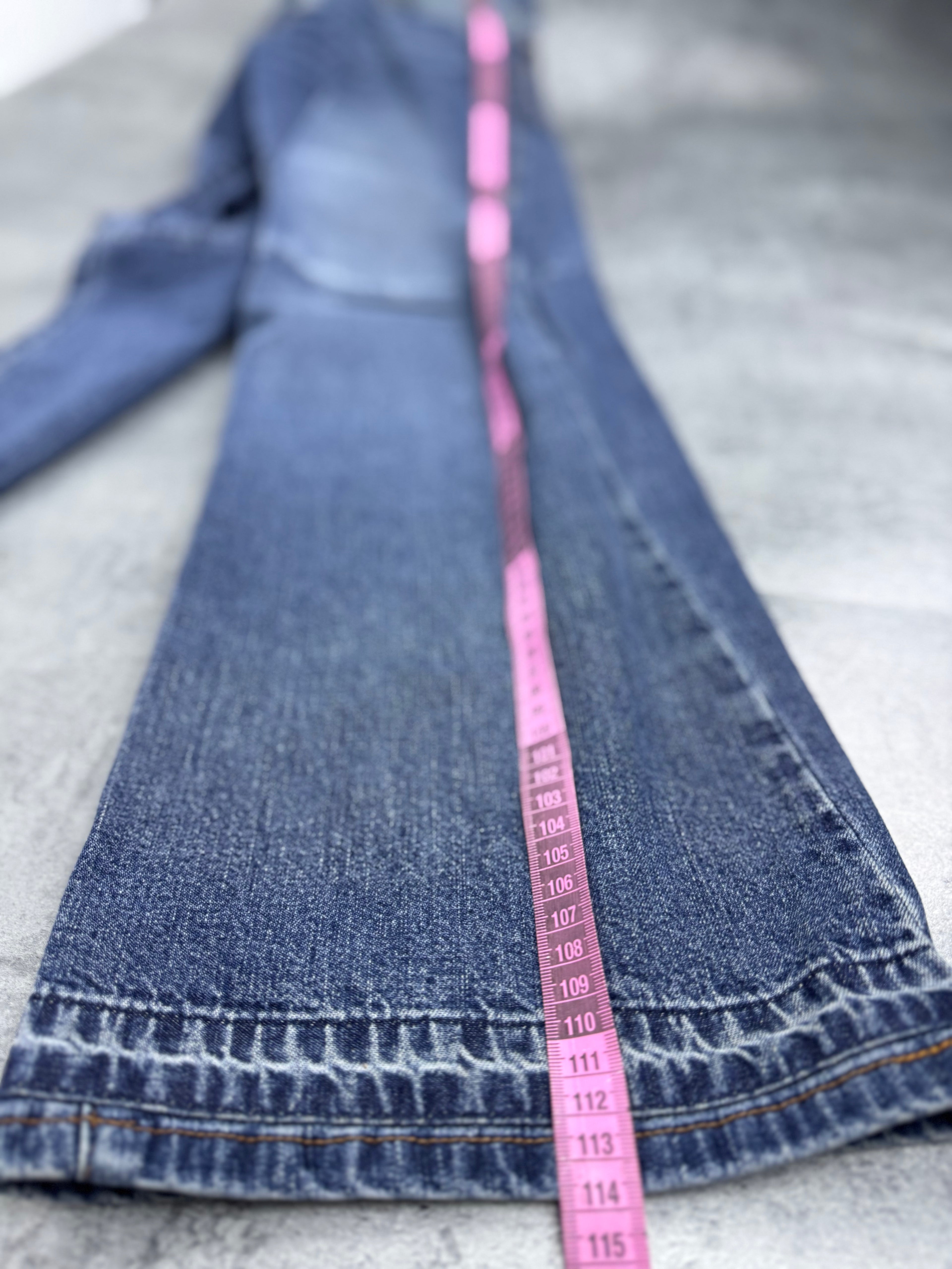 Dolce Gabbana  Straight Leg 2000s Vintage y2k Baggy Jeans Spodnie Jeansowe Designer