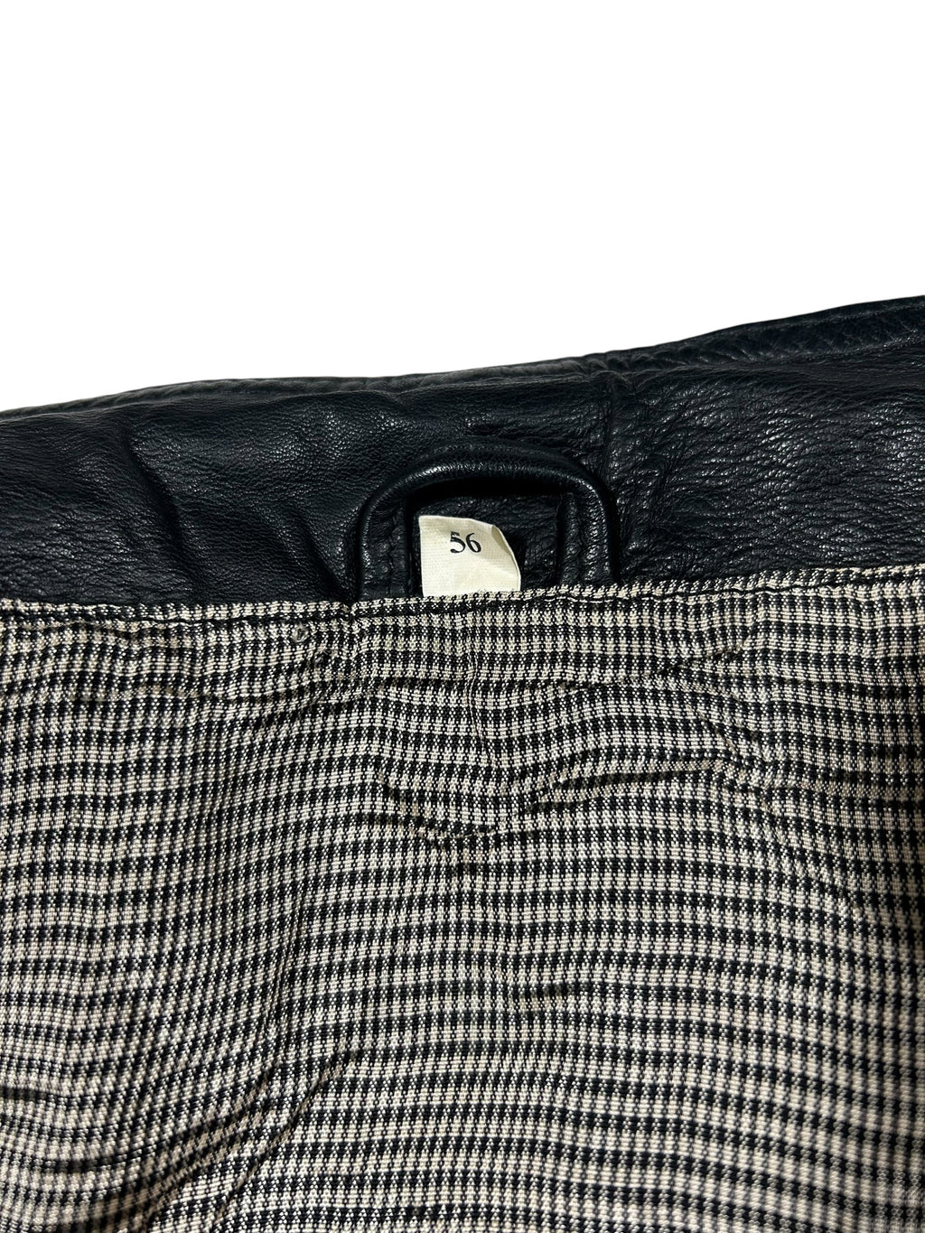 Bezrękawnik skórzany vintage z prawdziwej skóry - Leather biker