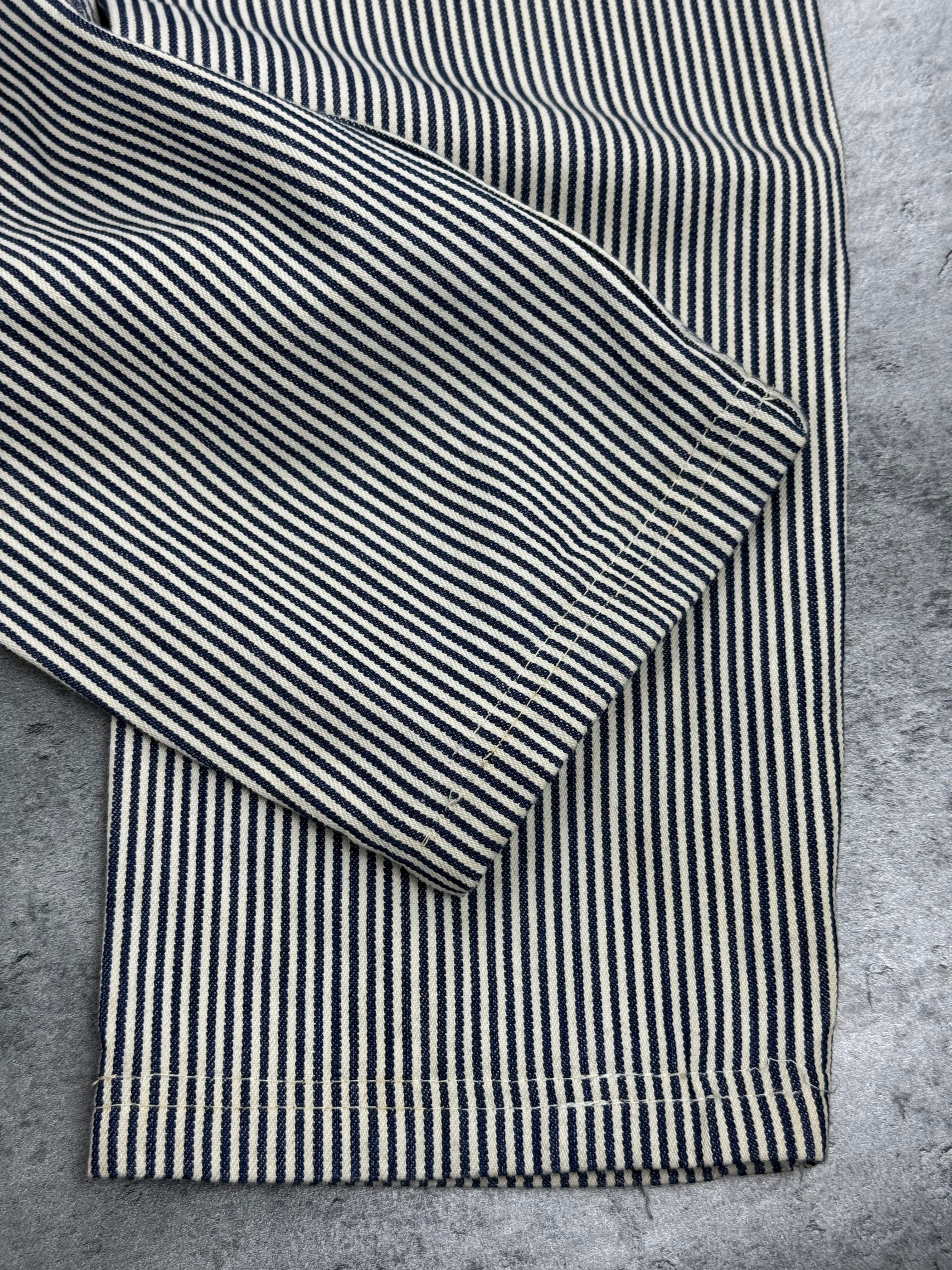 Dolce Gabbana Y2K Straight Leg Spodnie w Paski Striped Pants Vintage 2000s Designer Premium Old Money preppy