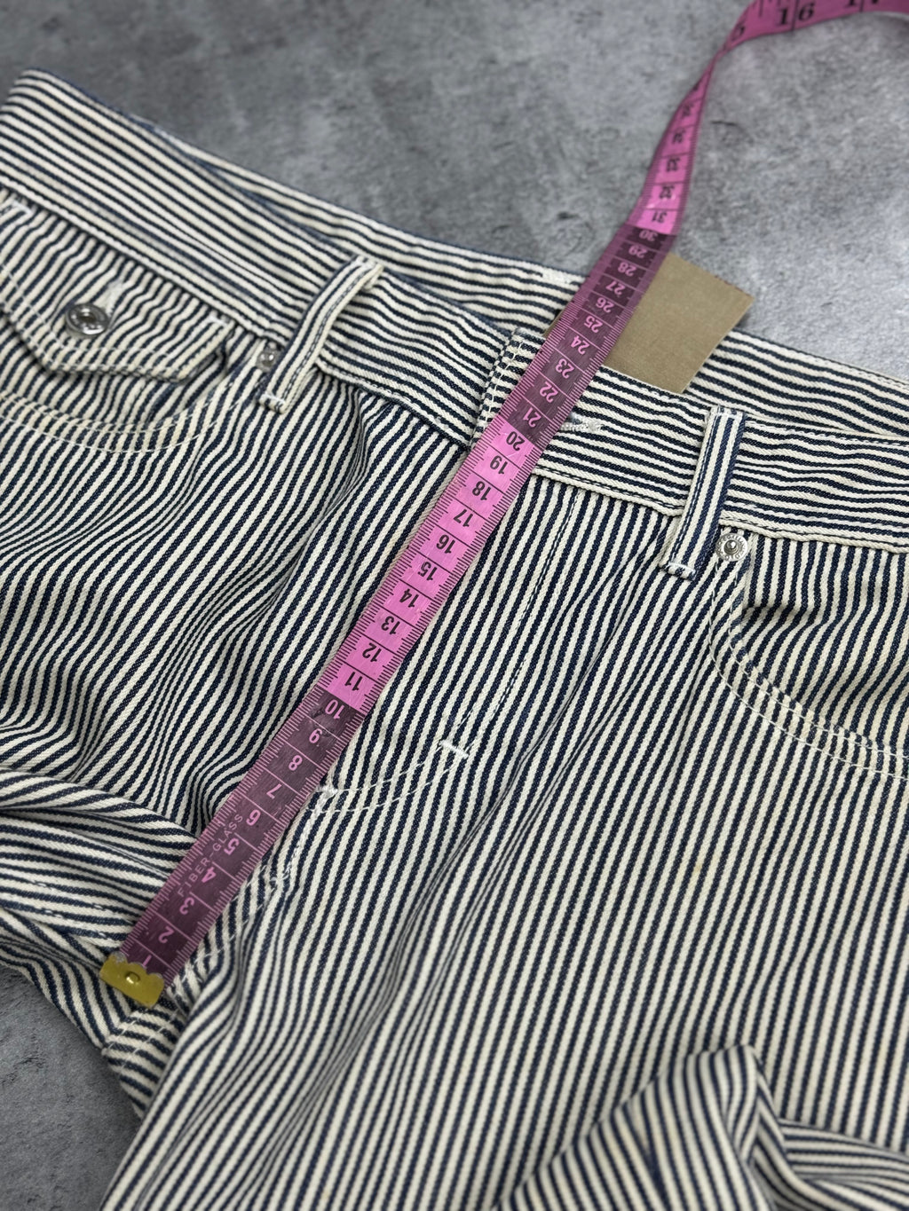 Dolce Gabbana Y2K Straight Leg Spodnie w Paski Striped Pants Vintage 2000s Designer Premium Old Money preppy