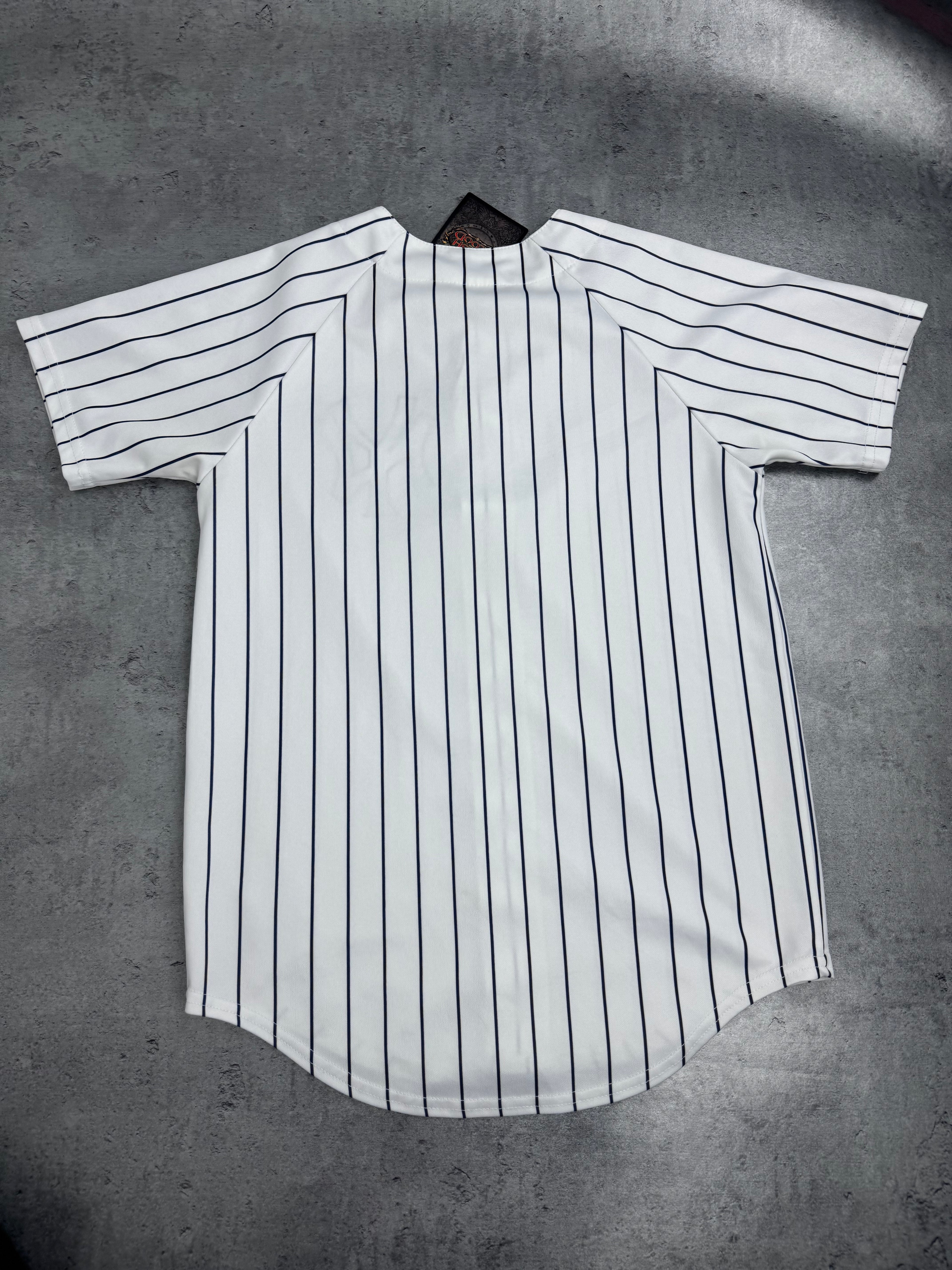 New York Yankees Vintage MLB Jersey Koszulka Baseball Pinstripes 90s/2000s Classic Majestic