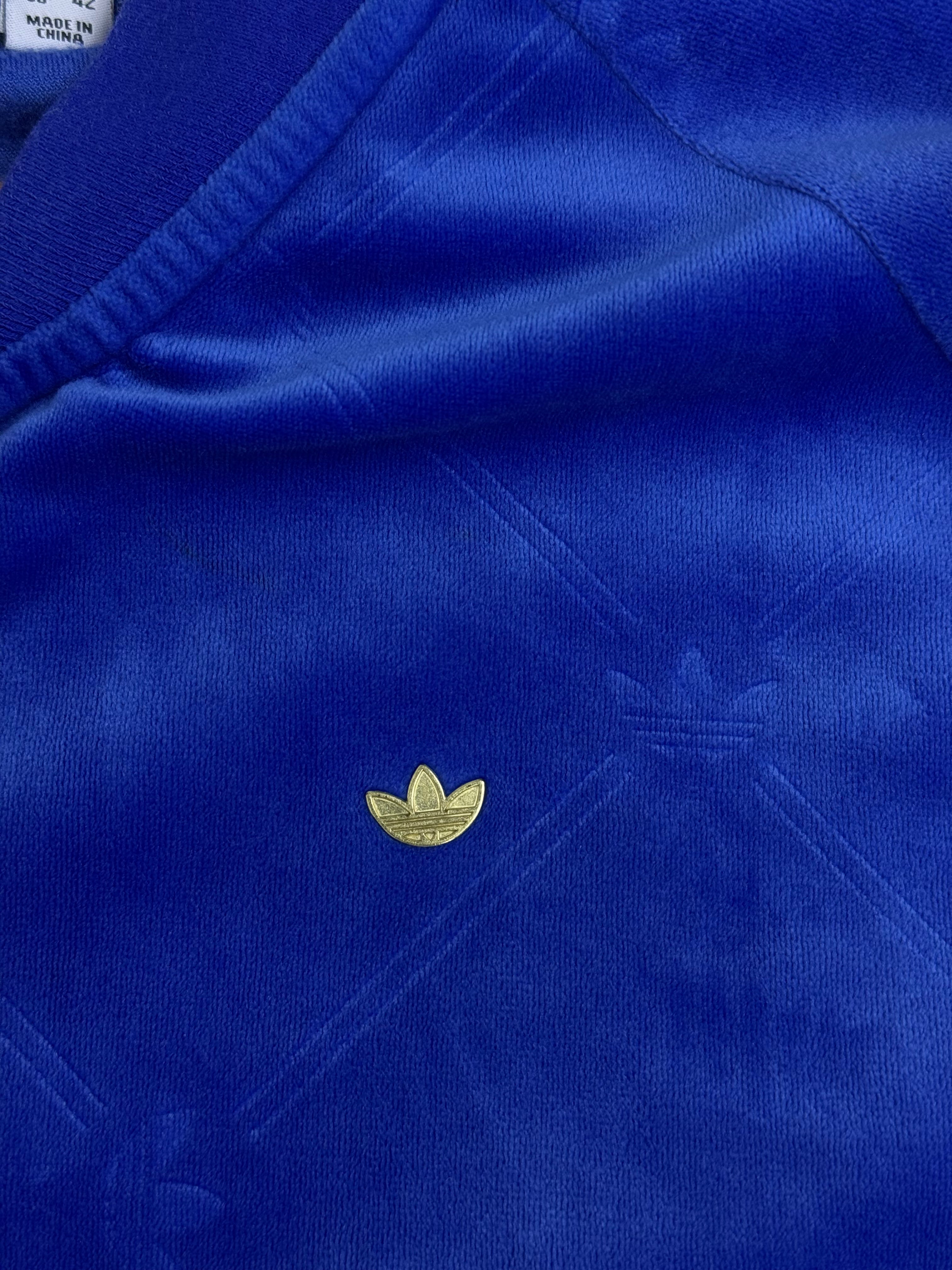 Adidas Tracksuit Set Komplet Dresowy Welurowy Aksamit Streetwear Na Siłownię Sportswear