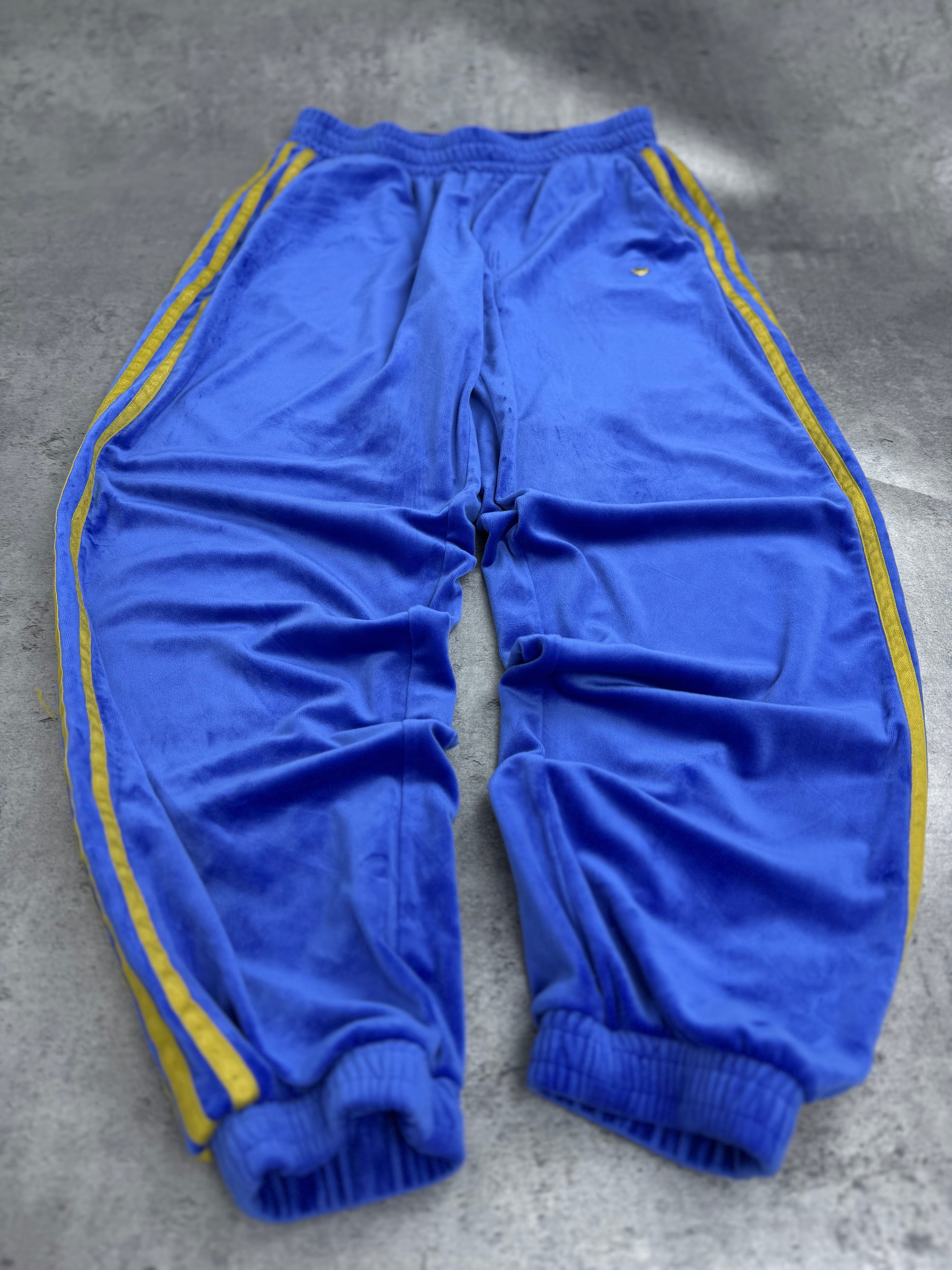 Adidas Tracksuit Set Komplet Dresowy Welurowy Aksamit Streetwear Na Siłownię Sportswear
