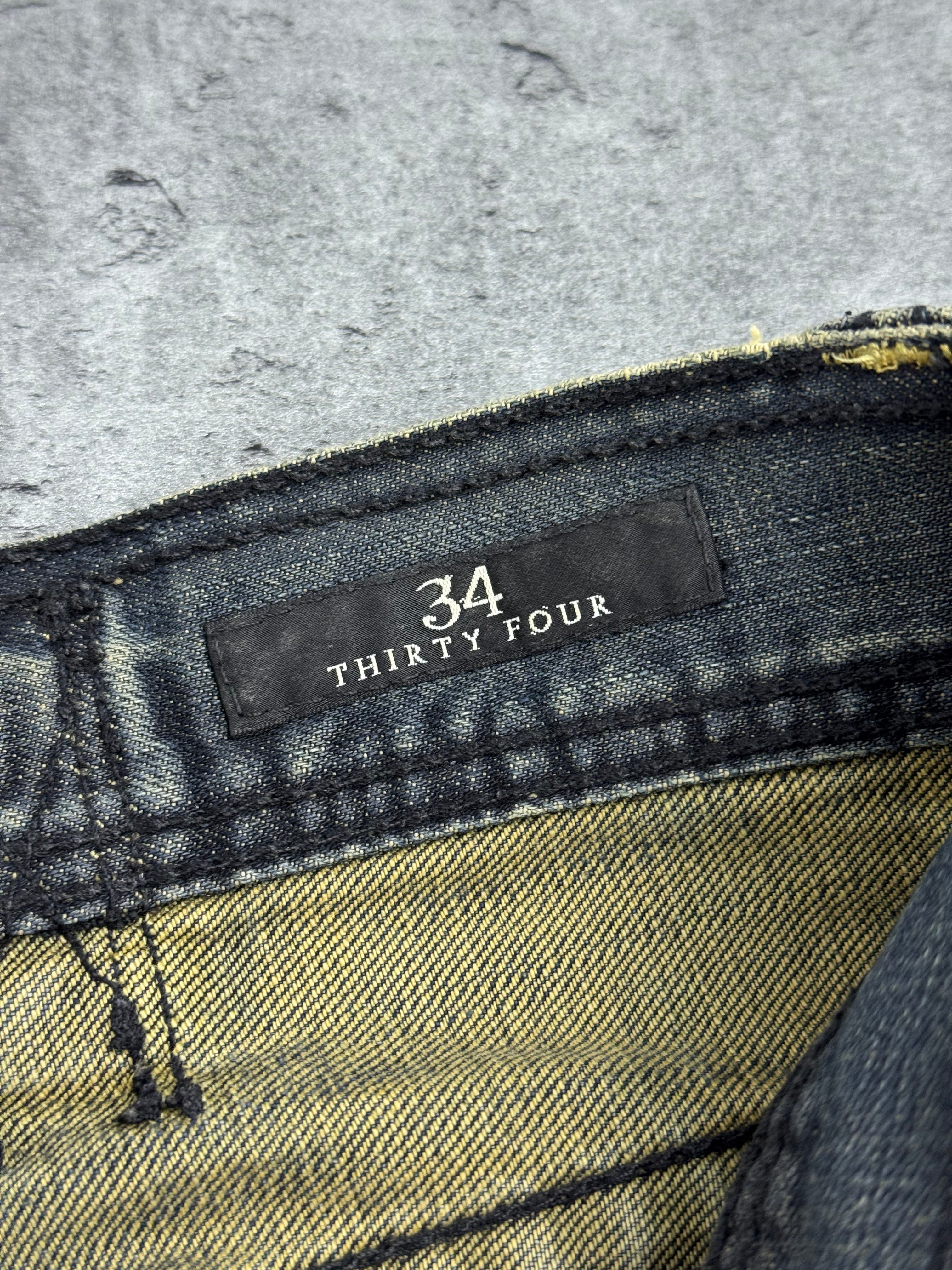 Affliction y2k rare grunge goth spodnie jeansowe jeansy baggy bootcut amerykańskie