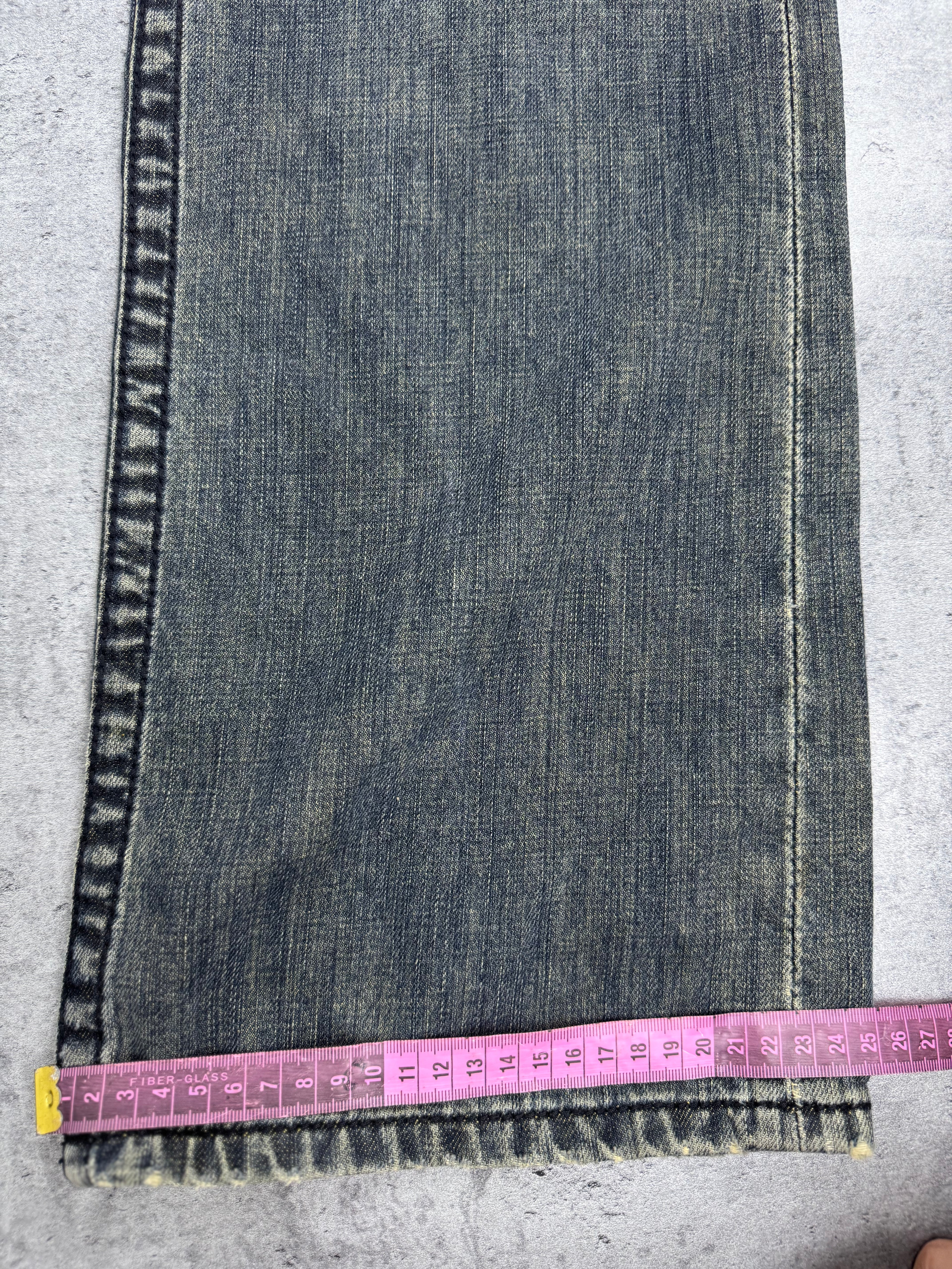 Affliction y2k rare grunge goth spodnie jeansowe jeansy baggy bootcut amerykańskie