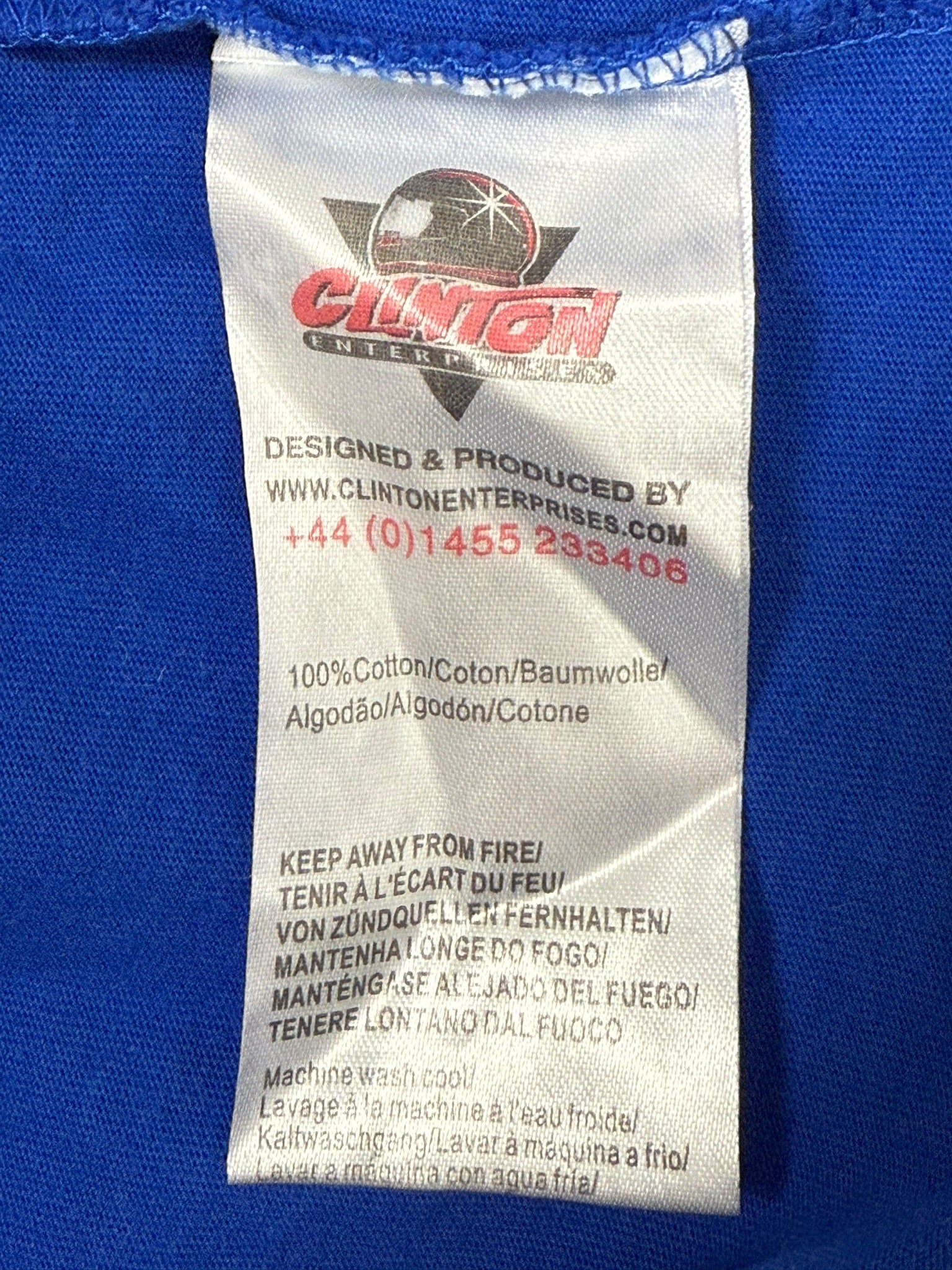 Suzuki Racing Ecsrat GSX Official T-shirt Blue