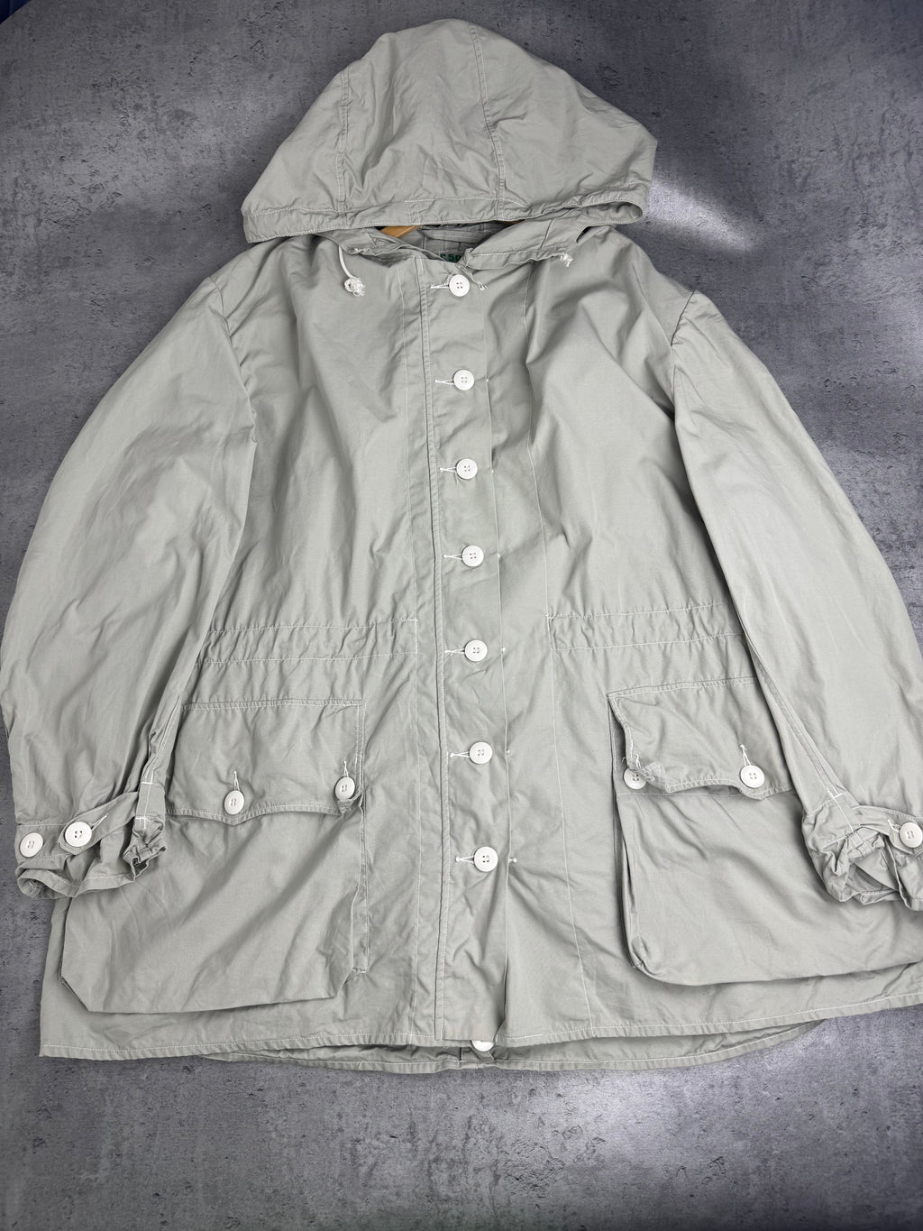 Vintage 1960s Swedish Army M62 Snow Camo Parka Military Coat C50