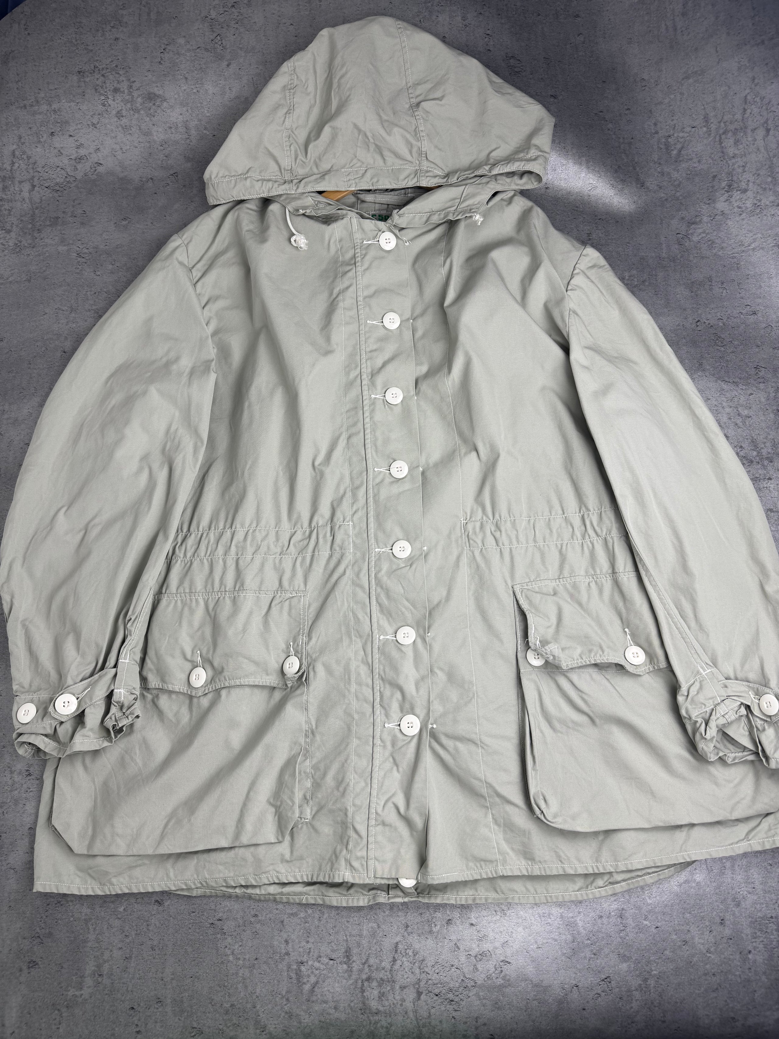 Vintage 1960s Swedish Army M62 Snow Camo Parka Military Coat C50
