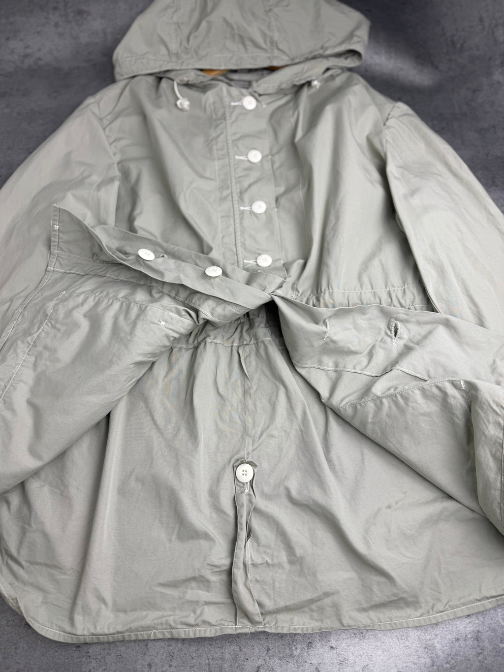 Vintage 1960s Swedish Army M62 Snow Camo Parka Military Coat C50