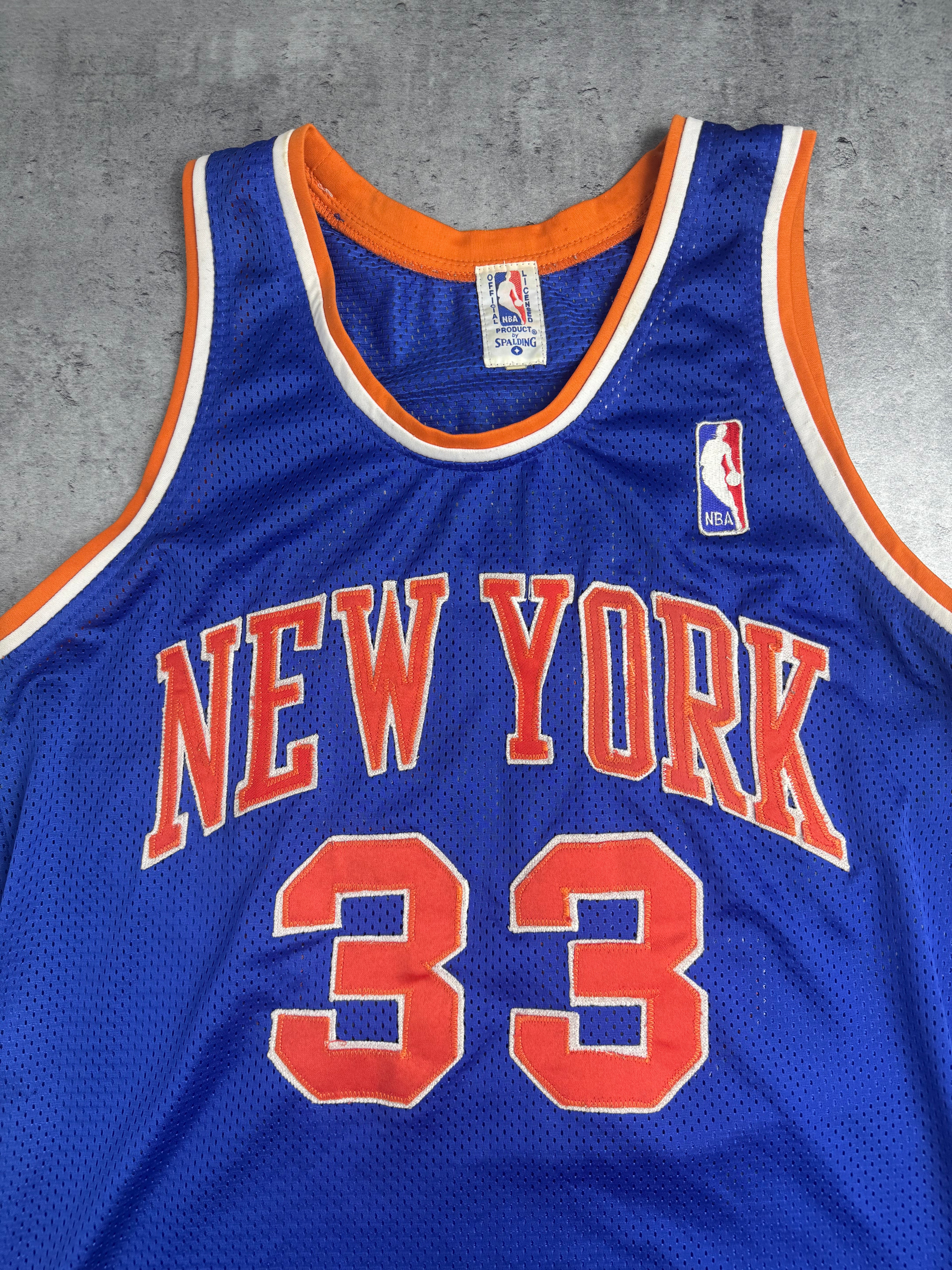 RARE Spalding New York Knicks 90s Fan Souvenir Official Licensed NBA Jersey