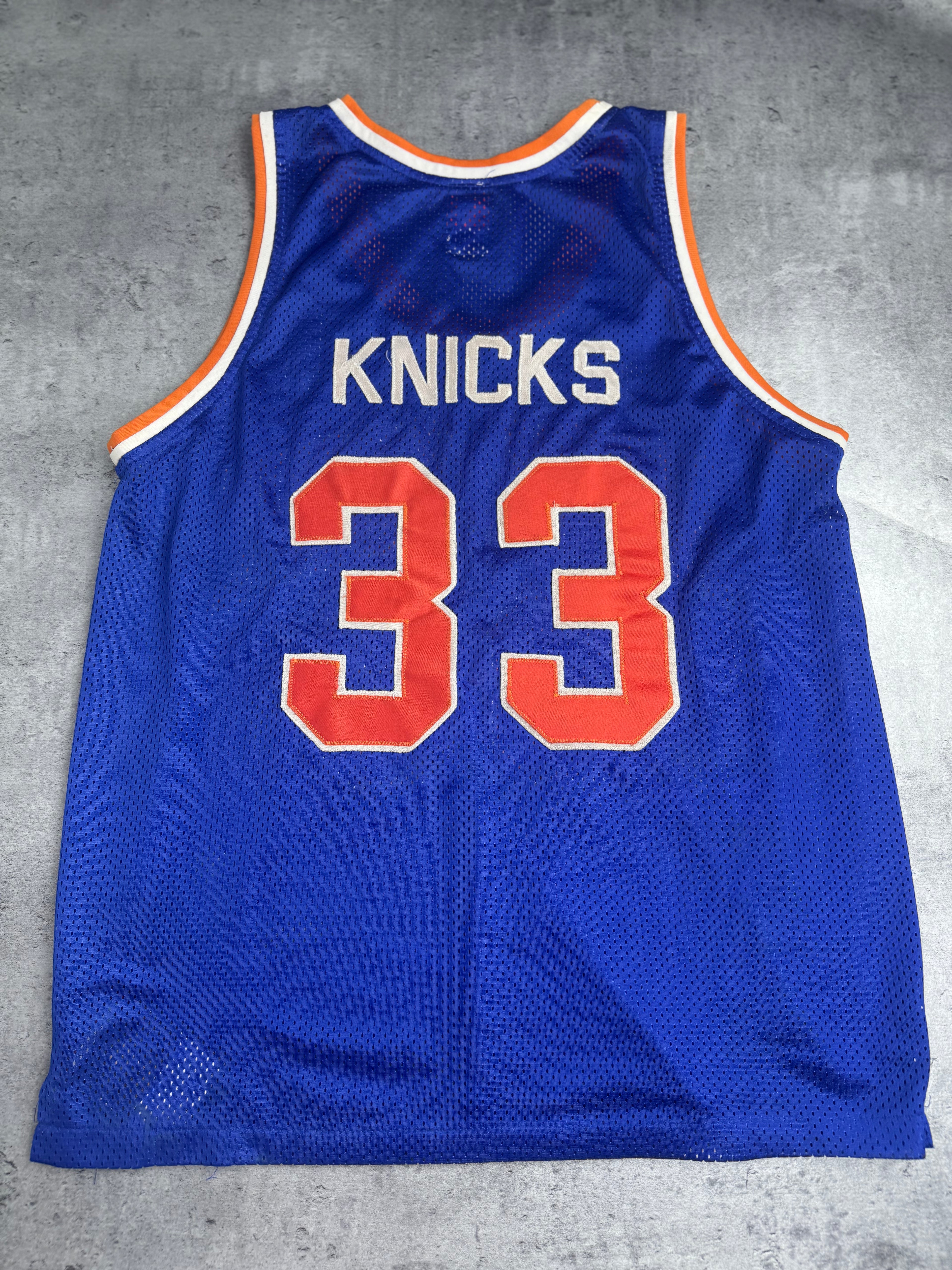 RARE Spalding New York Knicks 90s Fan Souvenir Official Licensed NBA Jersey